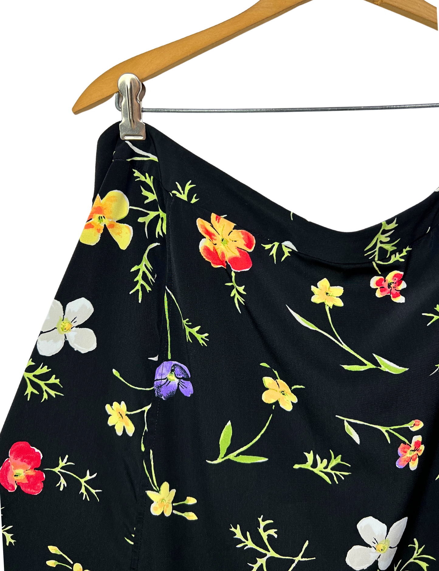 90’s Plus Size Floral Circle Skirt Size 24W