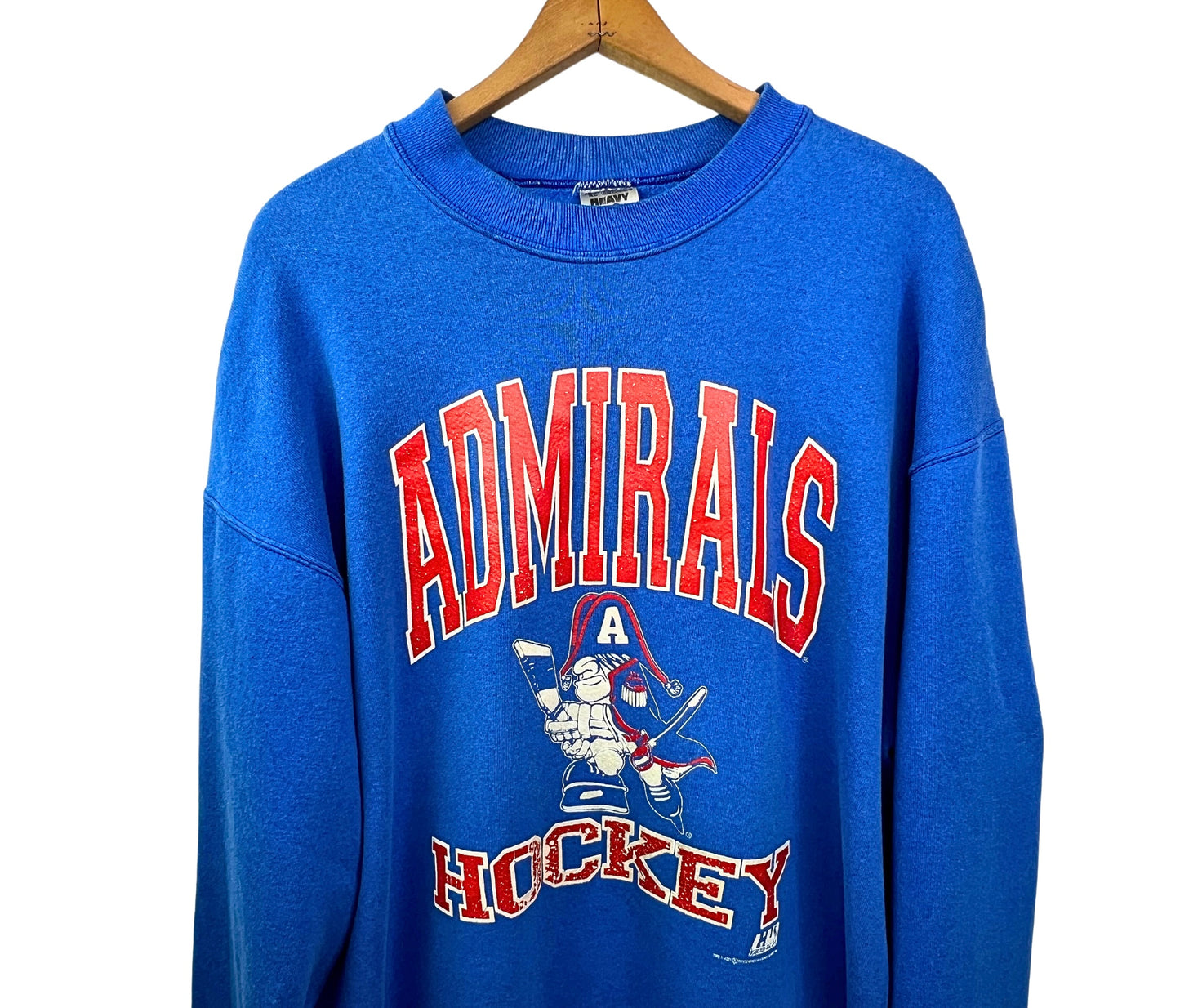 90’s Milwaukee Admirals Hockey Sweatshirt Size XL