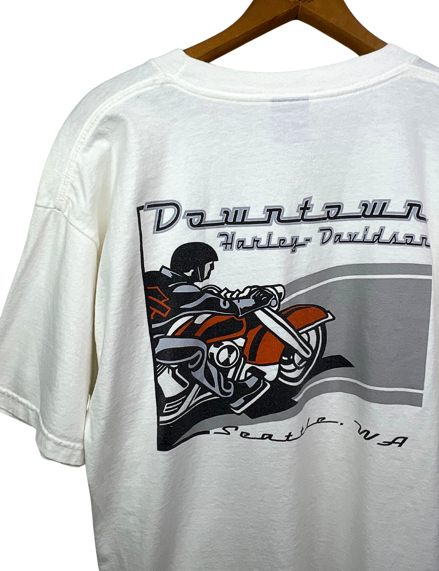 90’s Harley Davidson Seattle, Washington T-shirt Size Large