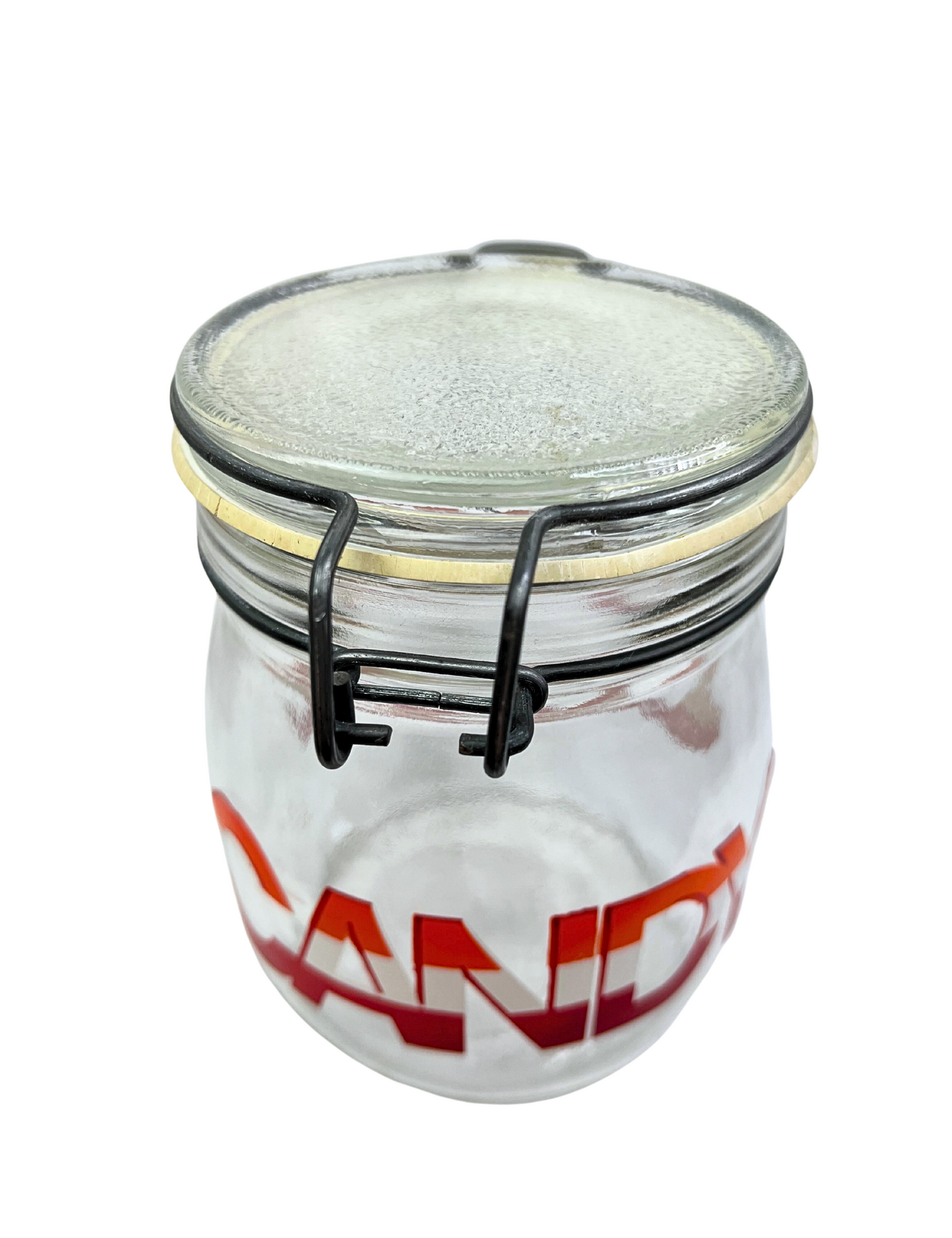 60’s CANDY “Carlton Glass” 3/4 Liter Jar Container