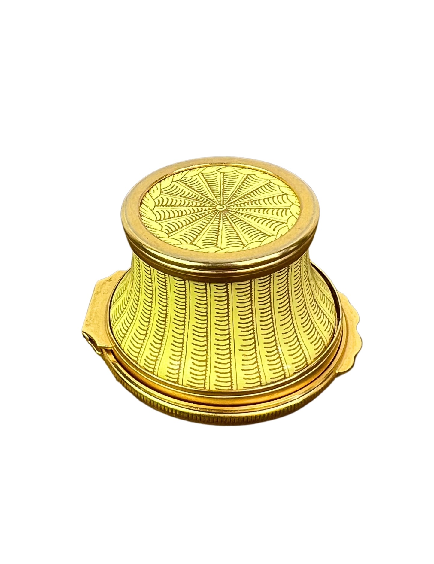 70’s Halcyon Days "A Token of Love” Handmade Enamel Trinket Pill Box