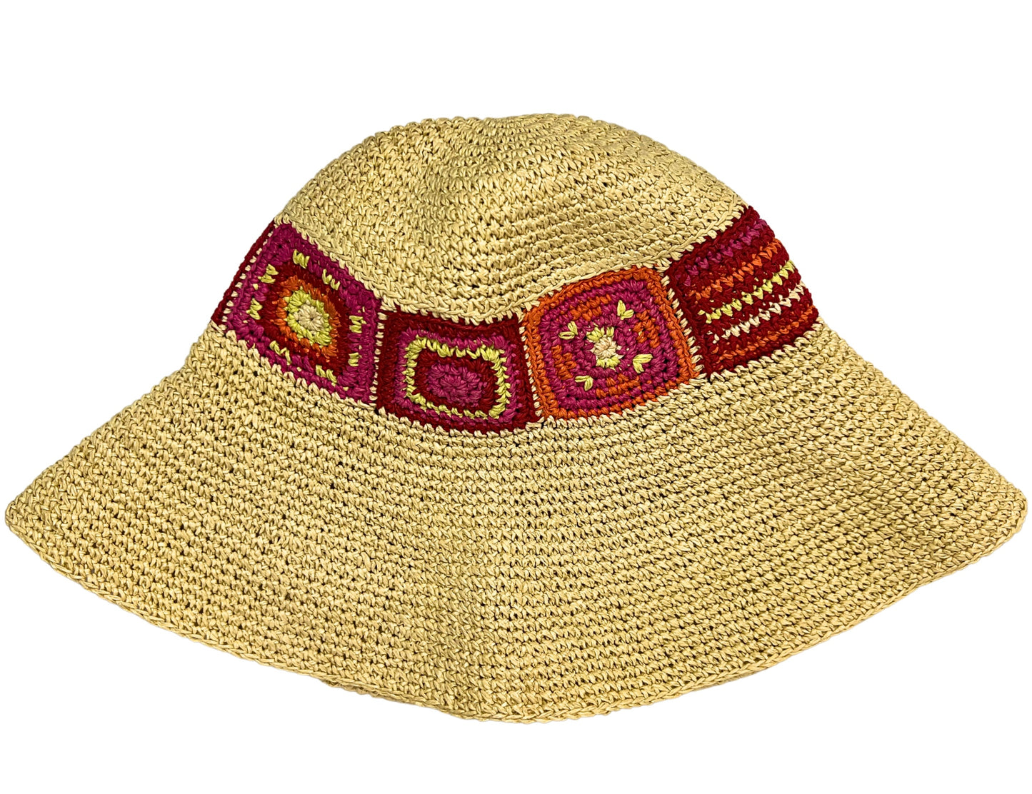90’s Straw Floppy Beach Hat