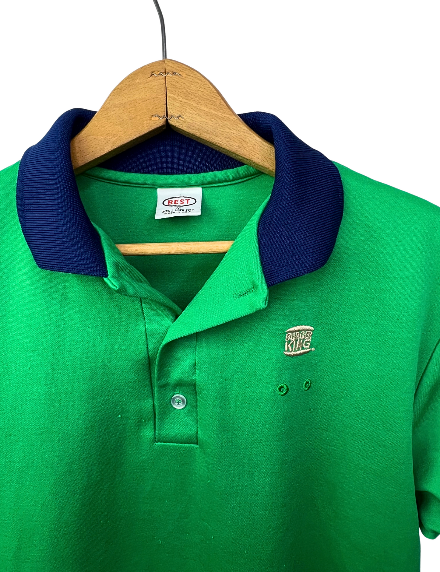 90’s Burger King Uniform Employee Polo Size M