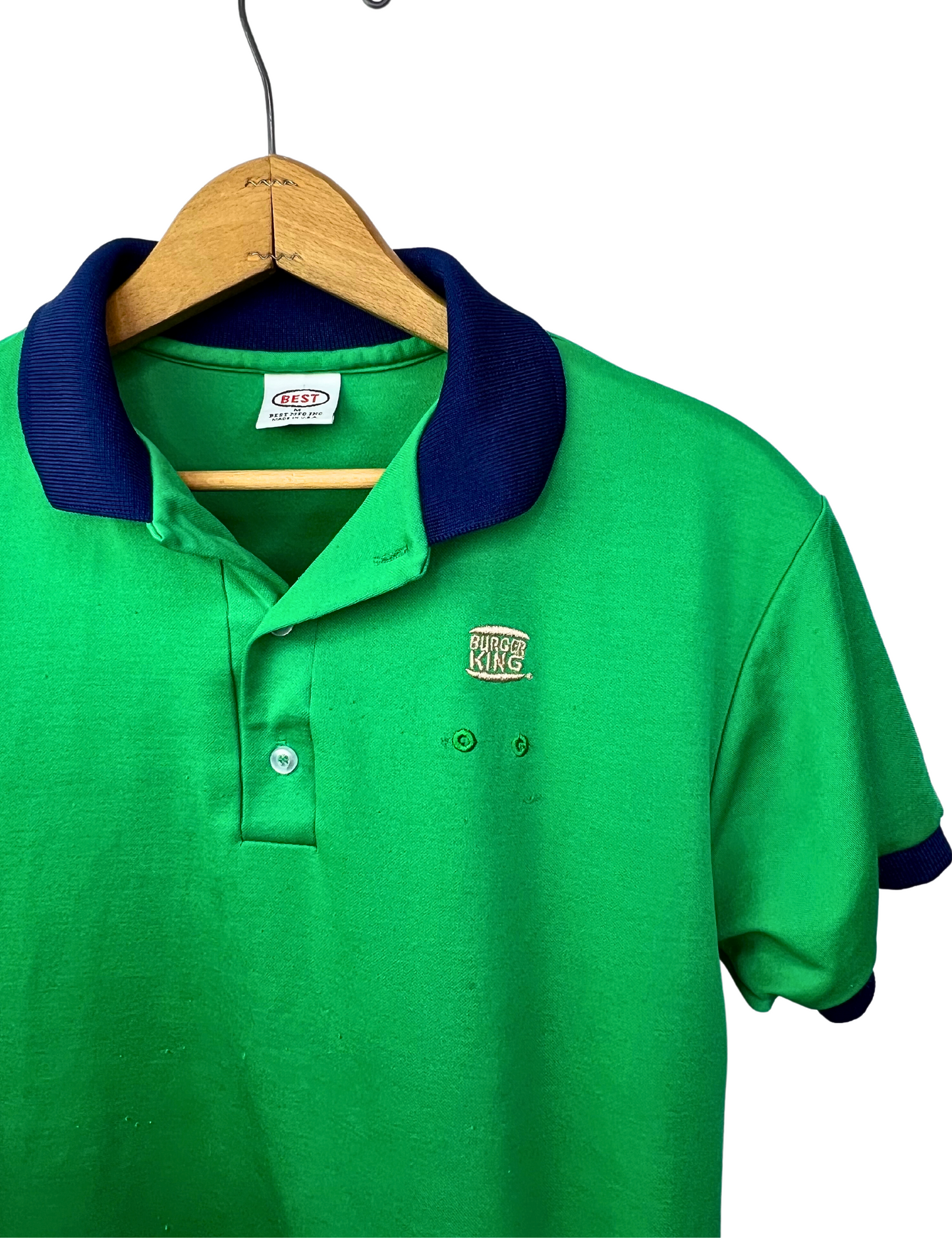 90’s Burger King Uniform Employee Polo Size M