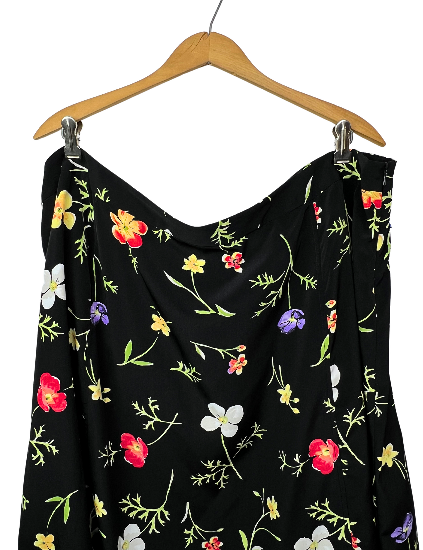 90’s Plus Size Floral Circle Skirt Size 24W