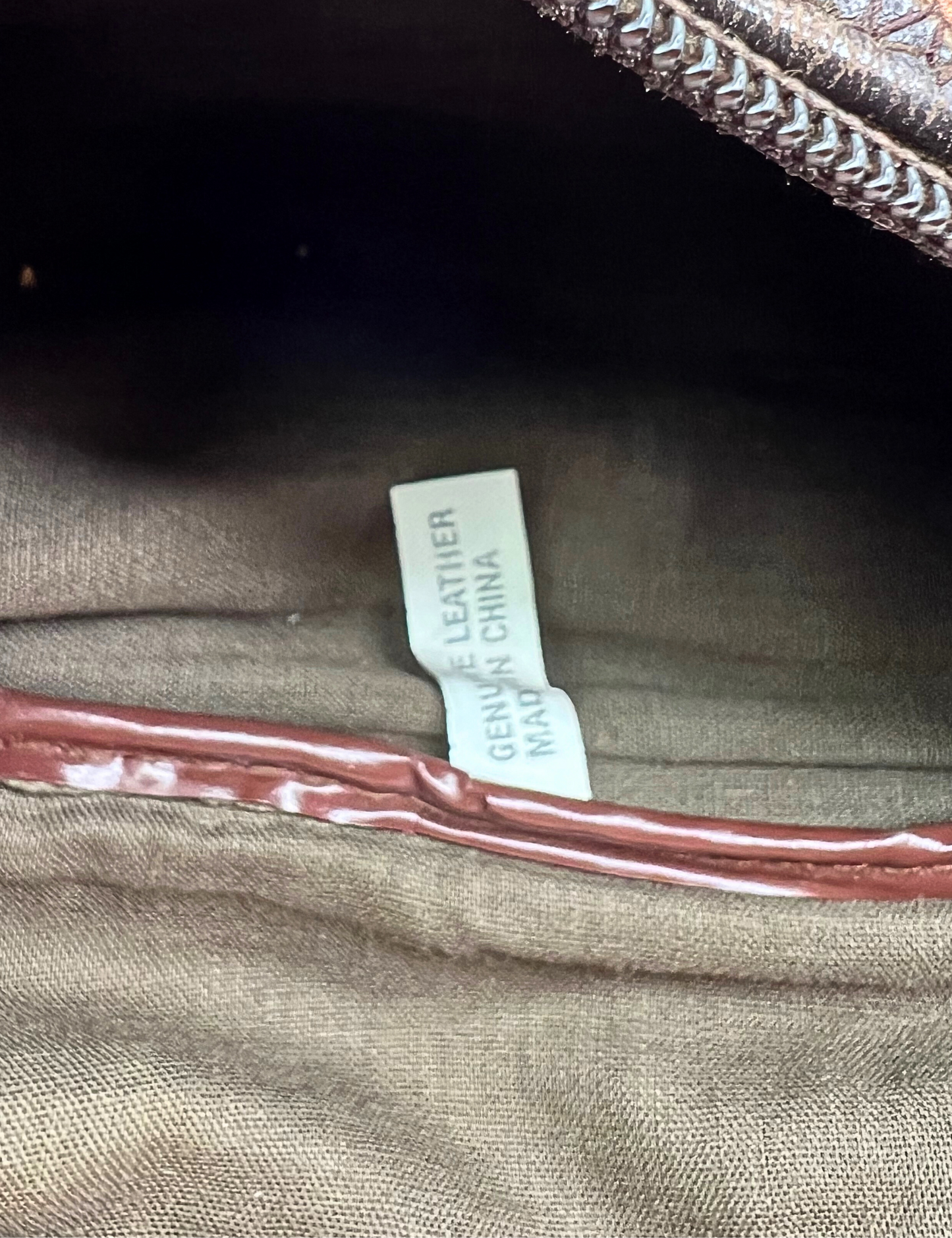 90’s Leather Patchwork Fanny Pack