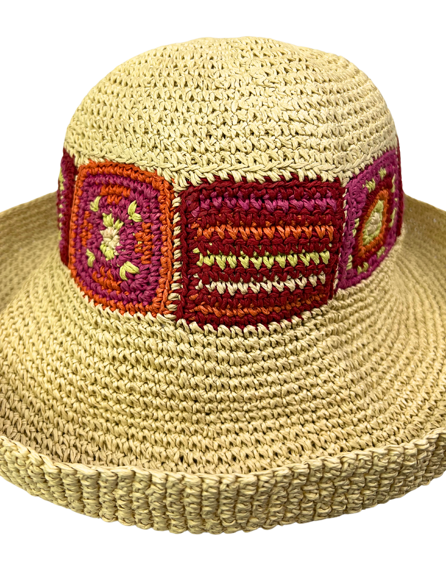 90’s Straw Floppy Beach Hat
