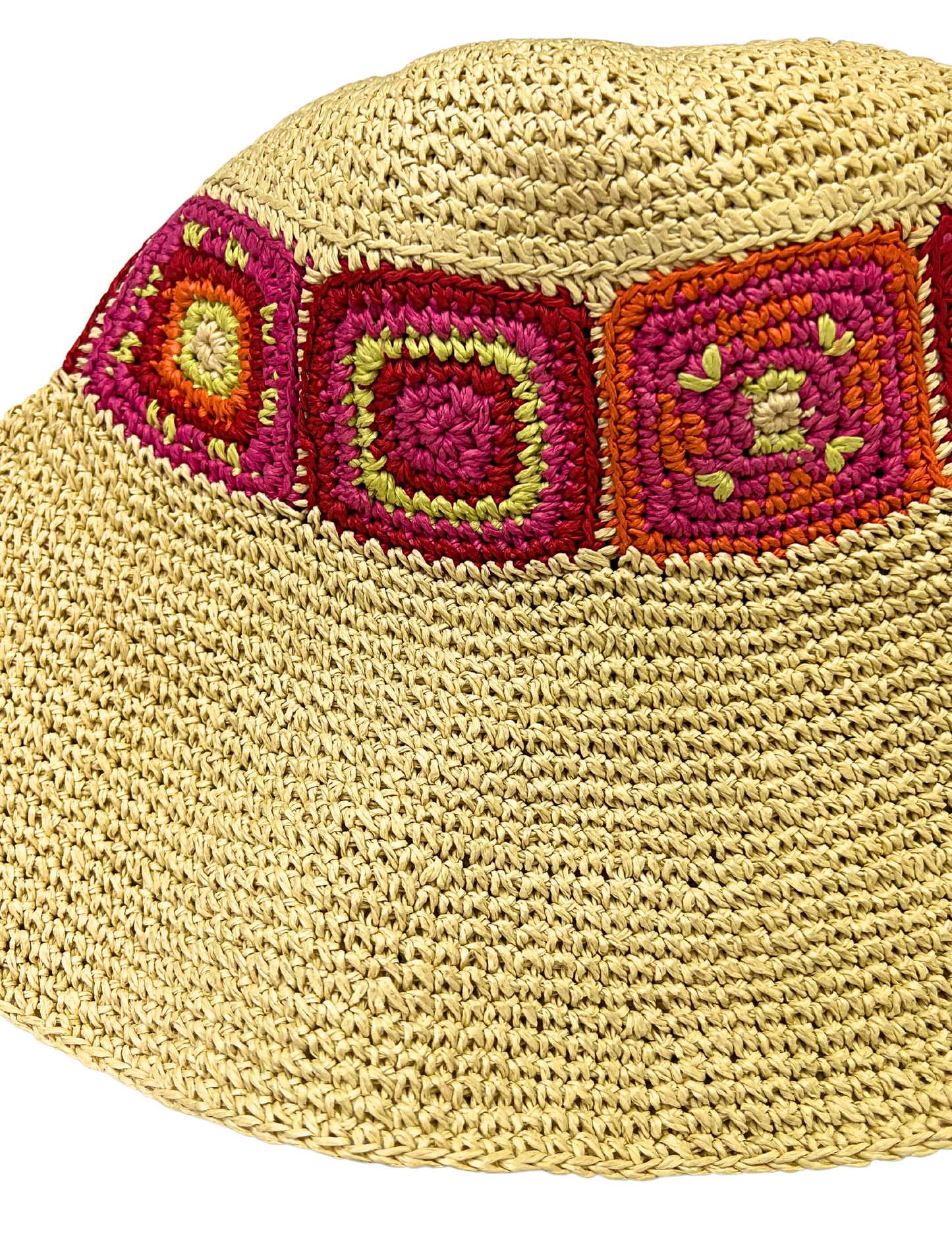 90’s Straw Floppy Beach Hat