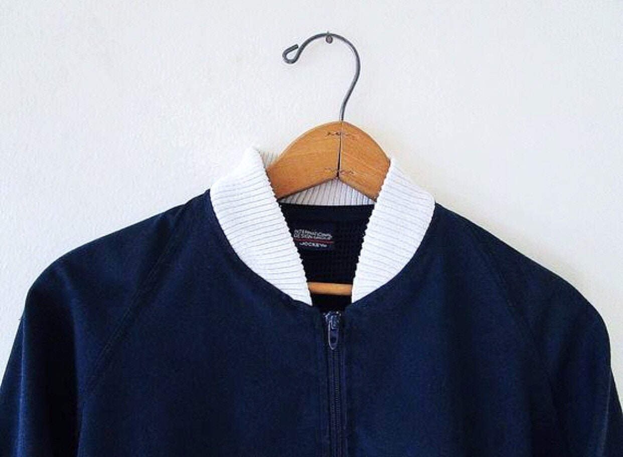 80's Jockey Cotton Canvas Classic Bomber Jacket