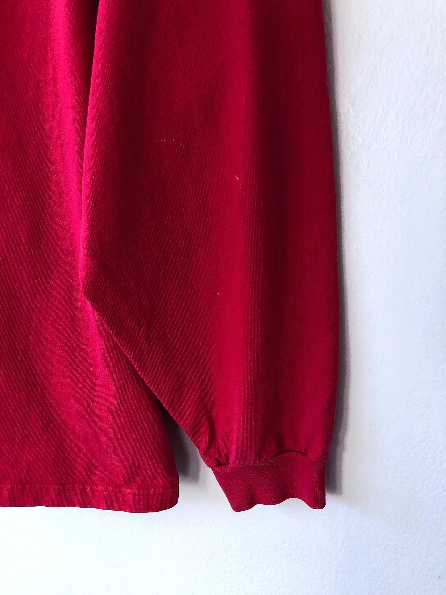 Vintage 90's Holiday JOY Embroidered Penguin Ugly Holiday 100% Cotton MOCK Turtleneck Size X-Large