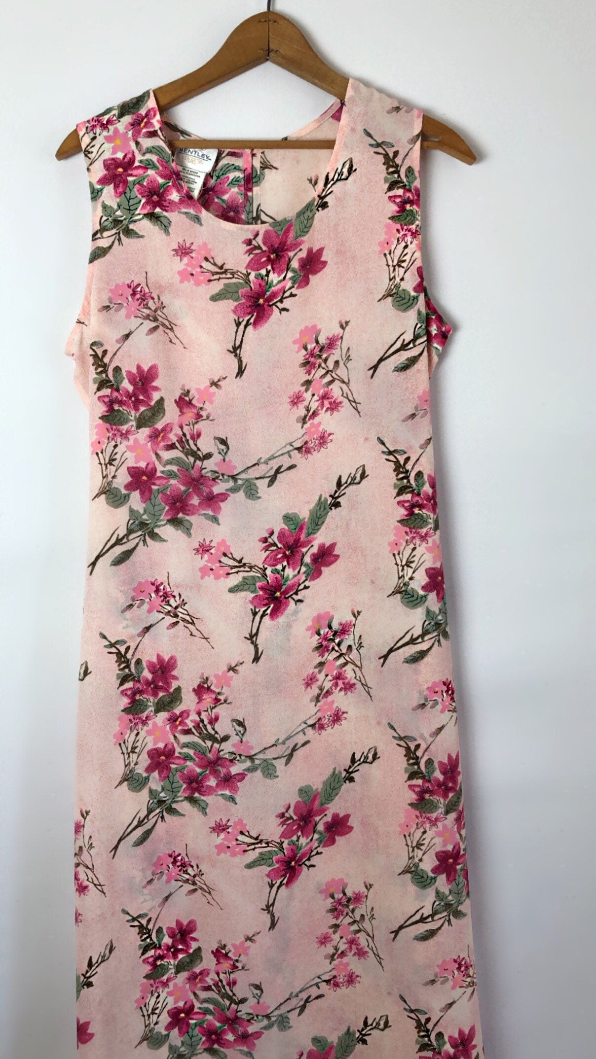 90’s CHERRY BLOSSOM Grunge Floral MAXI Sundress Size 12