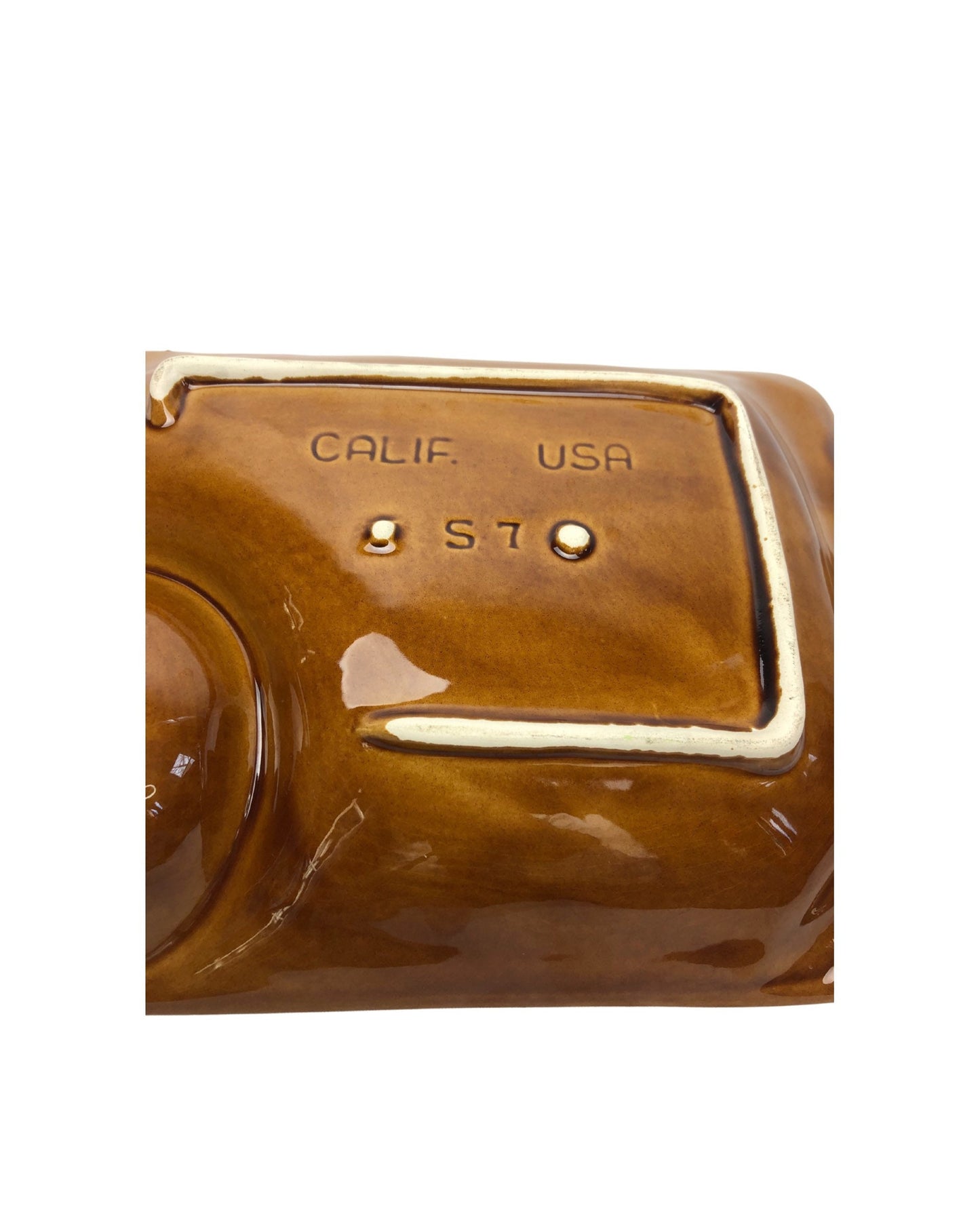 70’s BLUE CHEESE Spread Recipe California Pottery Ceramic Chip & Dip SCROLL Entertaining Serving Snack Tray