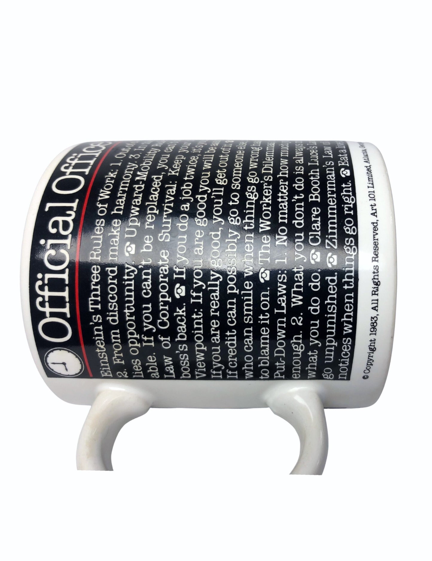 1983 Official OFFICE Rules Funny Coffee Mug