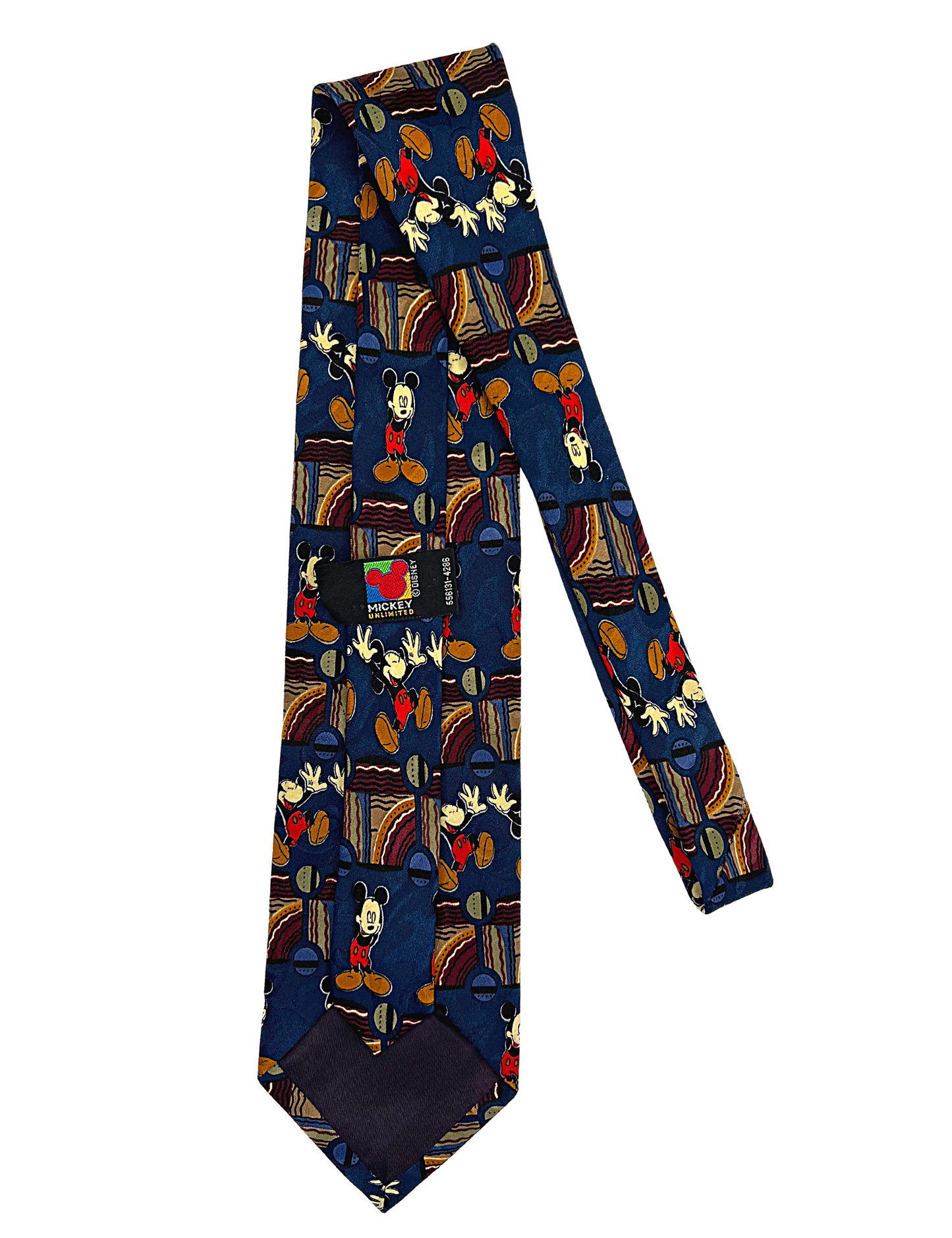 90’s Disney Mickey Mouse Mickey Unlimited Abstract Necktie