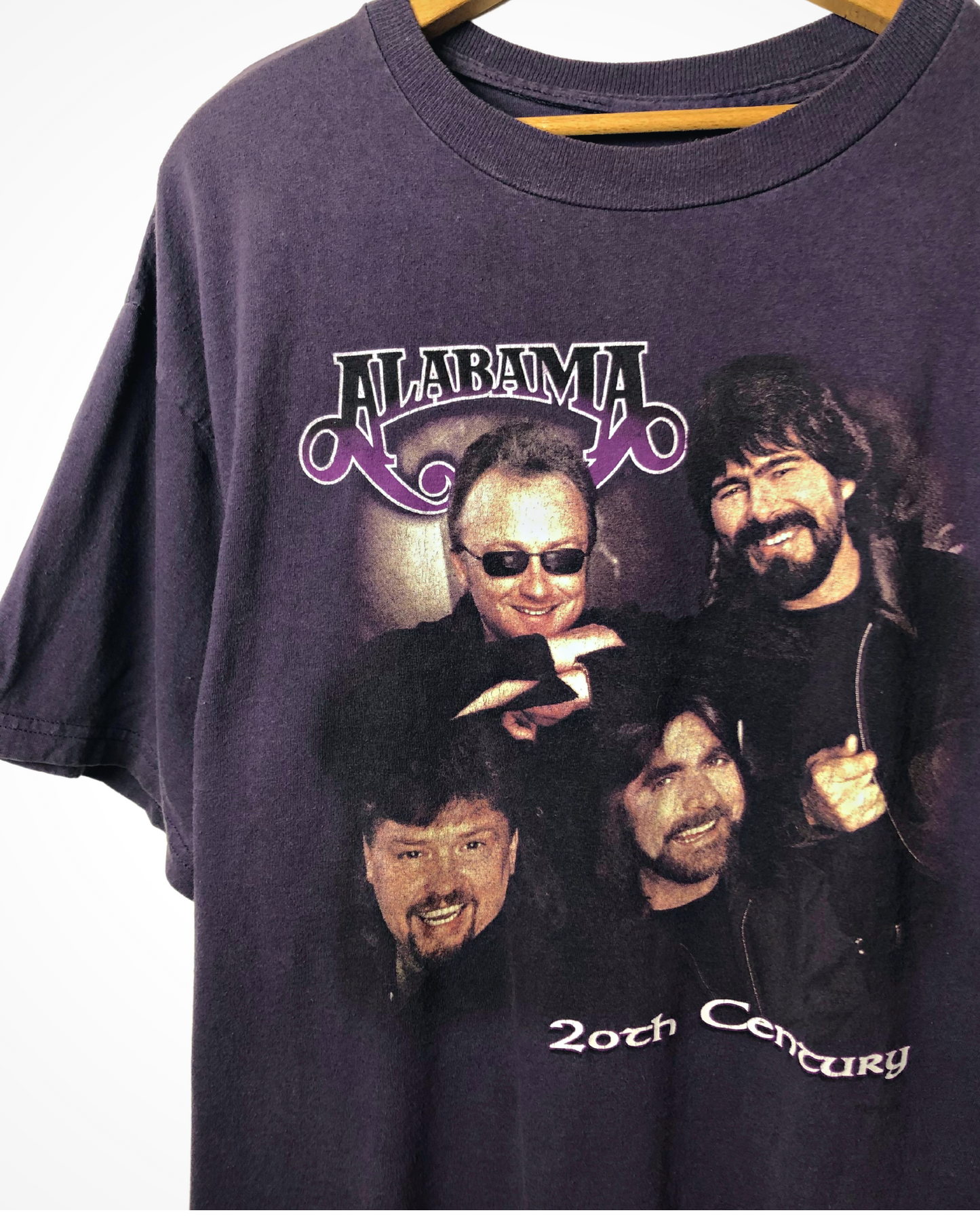 Vintage 1999 Alabama 20th Century Album Country Band Tshirt