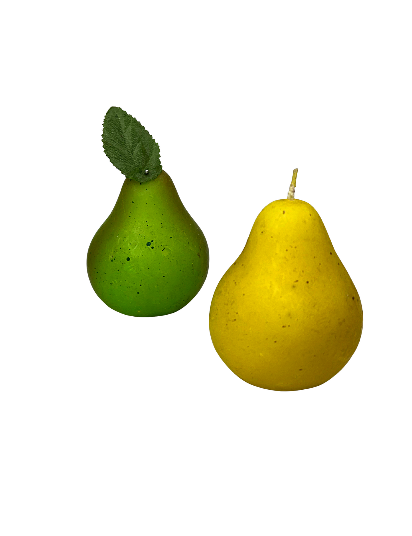 90’s Pair of Pears Fruit Food Shaped Candles 3.5” x 3”