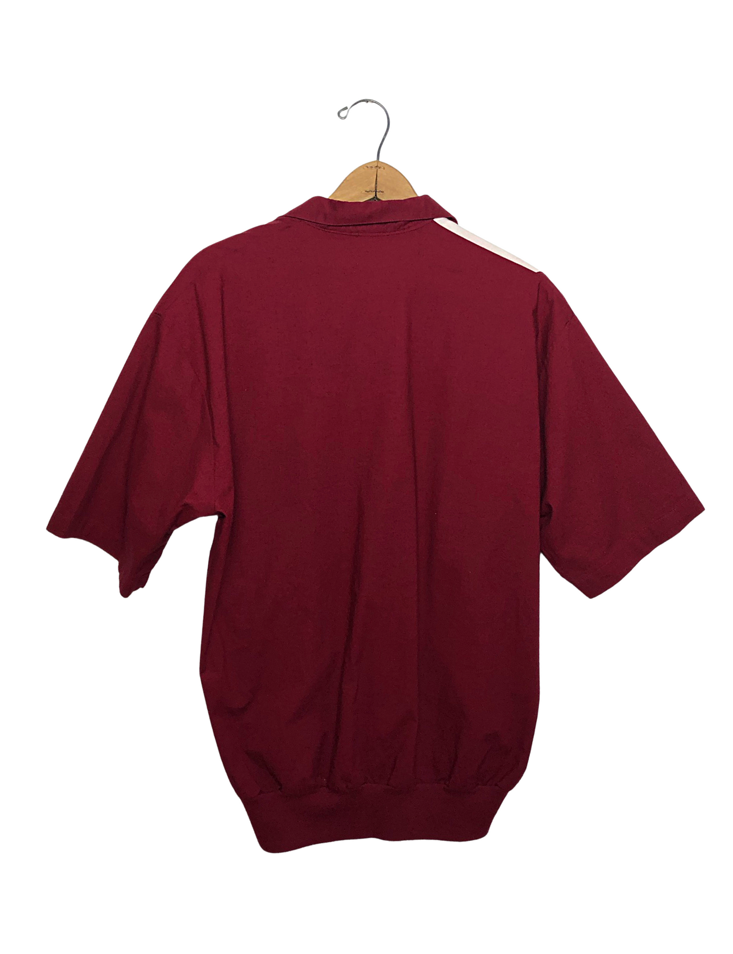 70’s Geometric John Blair Zip Front Bowling Shirt Size M