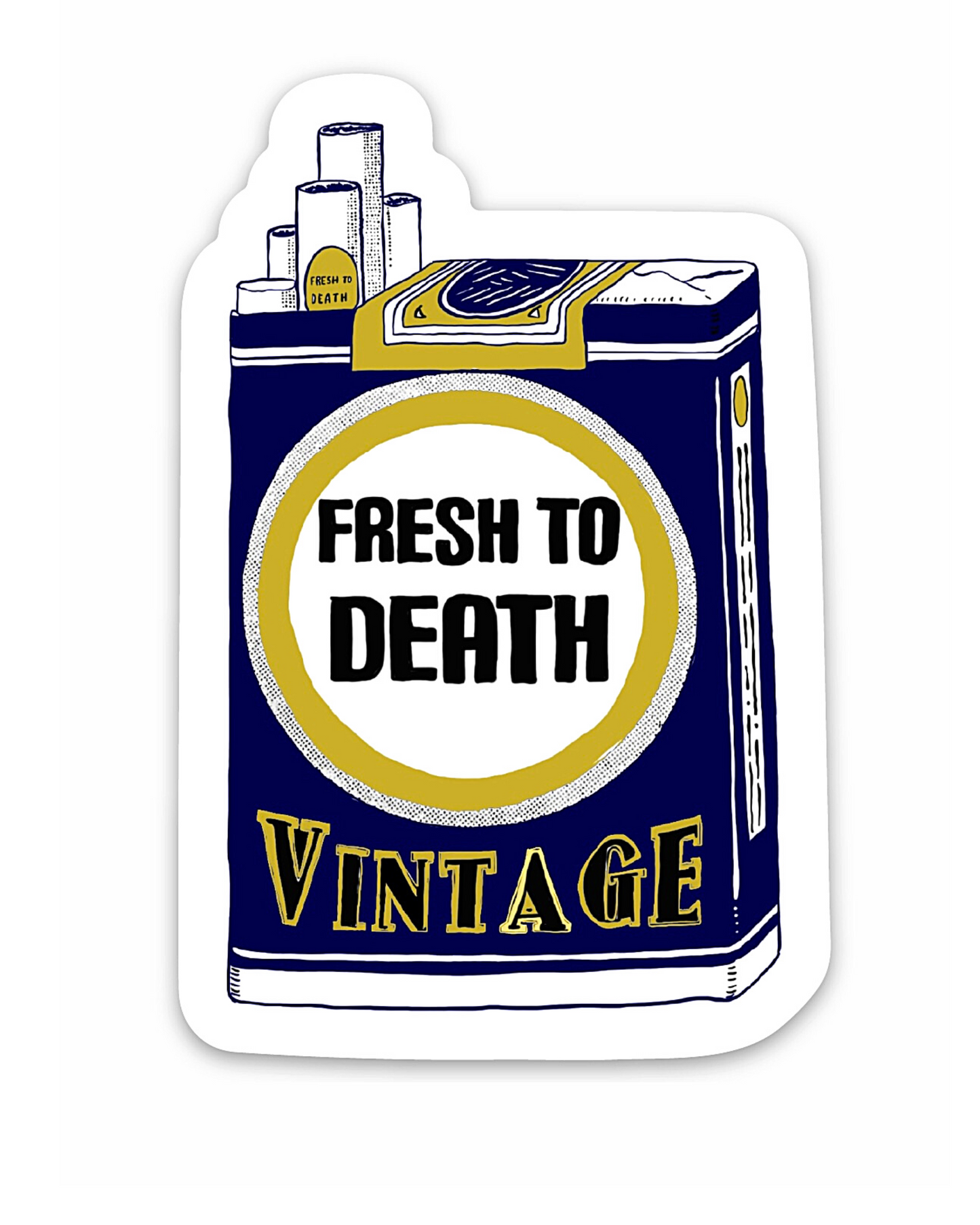 Fresh to Death Sticker