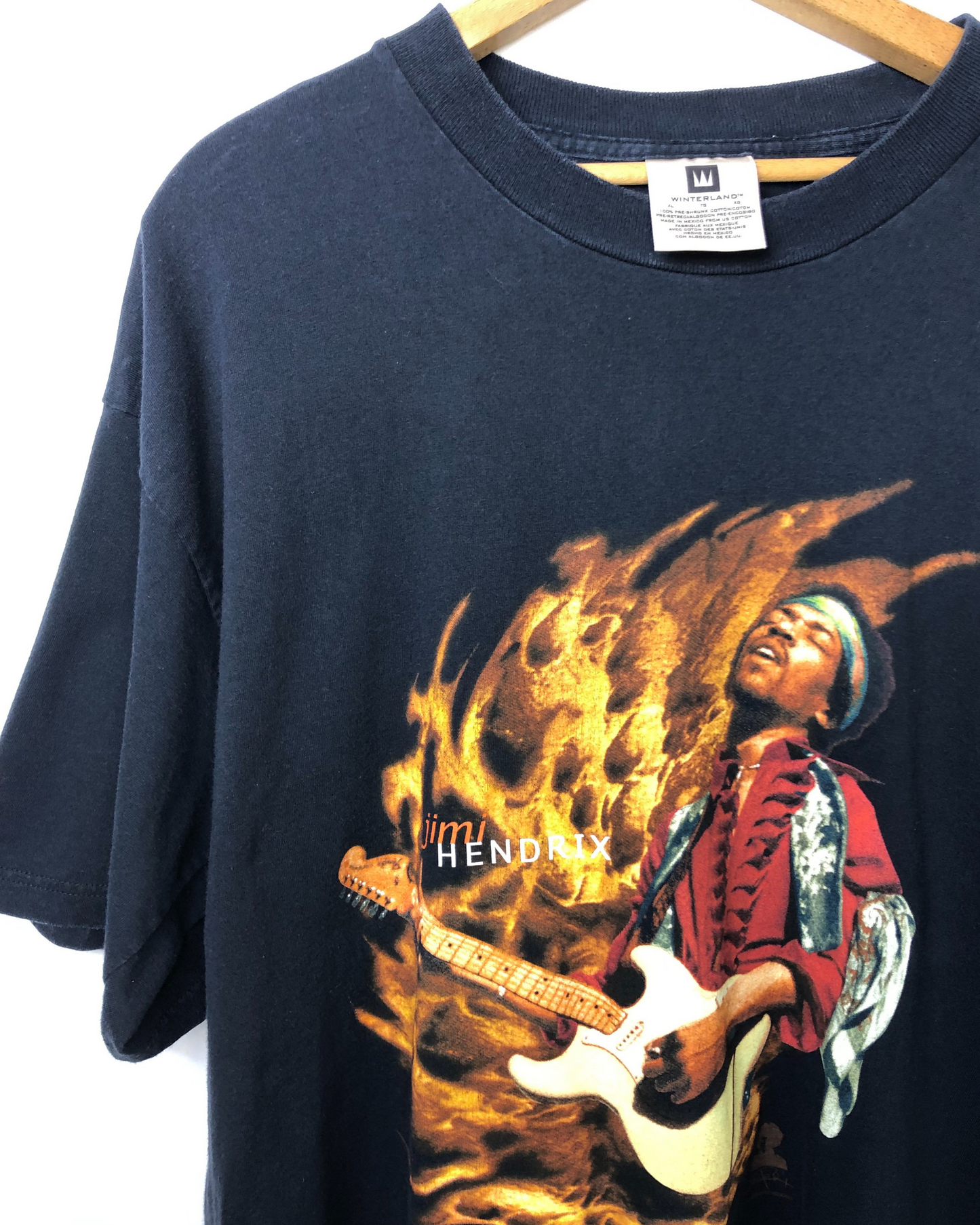 2000 Jimi Henricks Winterland Band T-shirt Size X-Large