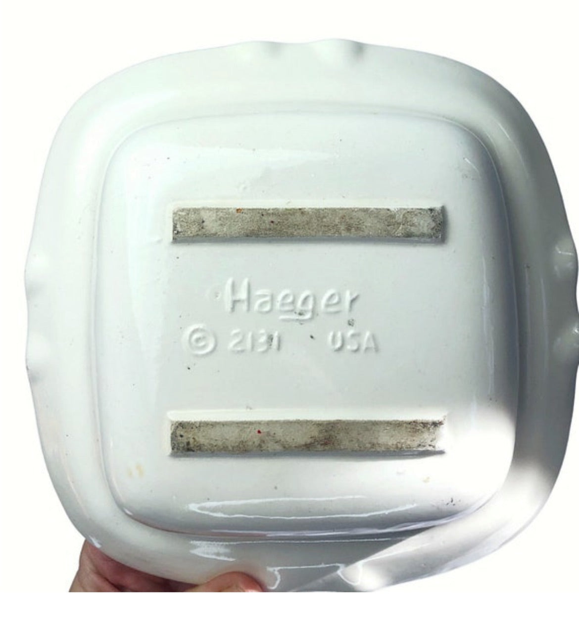 60’s Haegar Pottery Mid Century Modern Glazed Ashtray