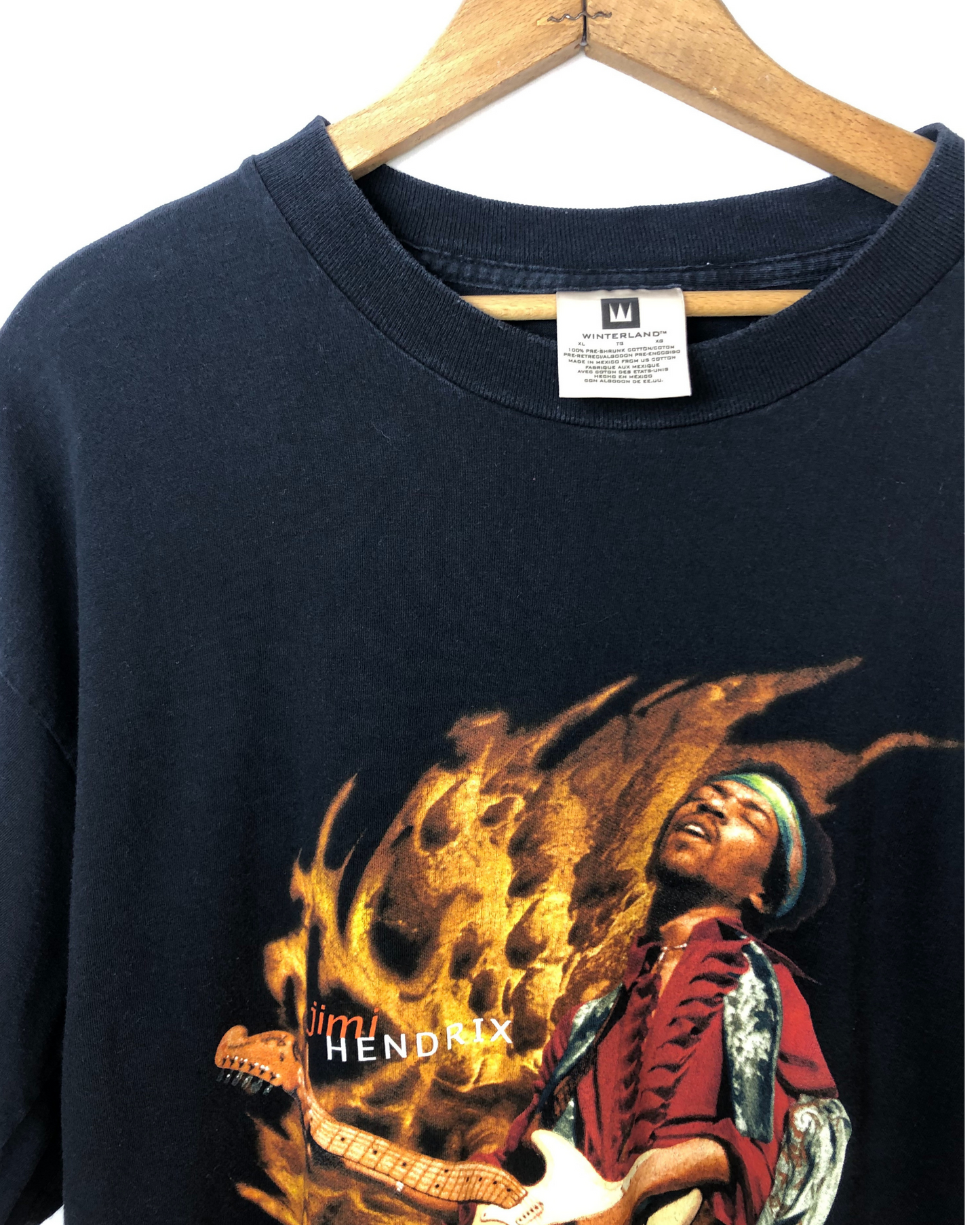 2000 Jimi Henricks Winterland Band T-shirt Size X-Large