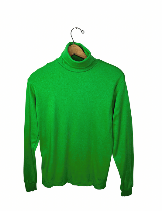 80’s Kelly Green Super Soft Turtleneck