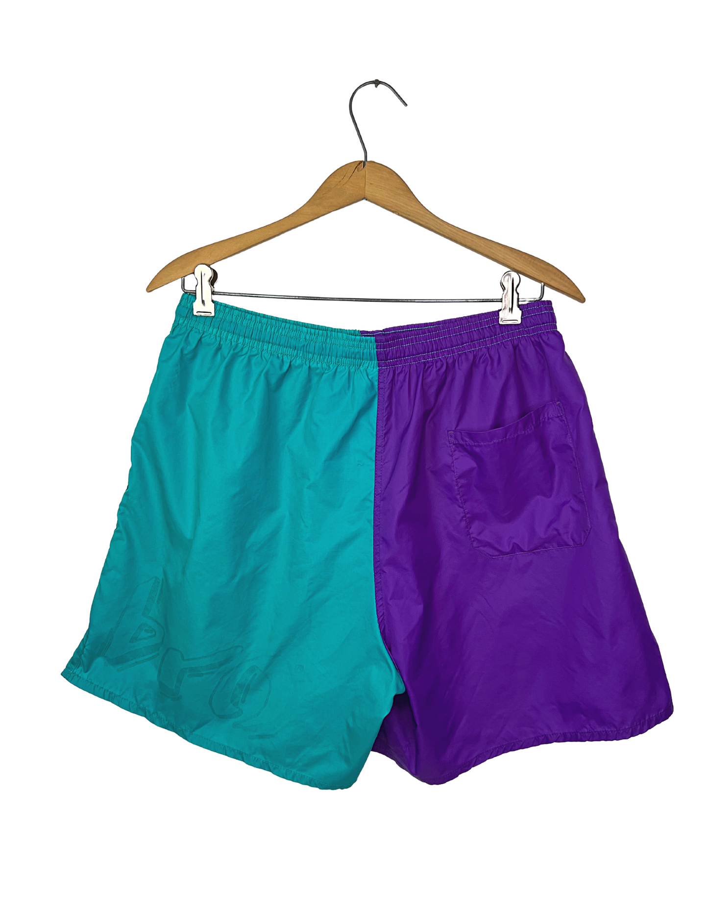 90’s UMBRO Colorblock Volley 5.5” Swim Trunks Size M/L