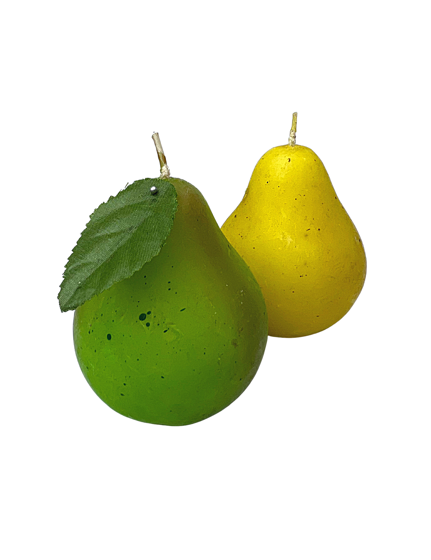 90’s Pair of Pears Fruit Food Shaped Candles 3.5” x 3”