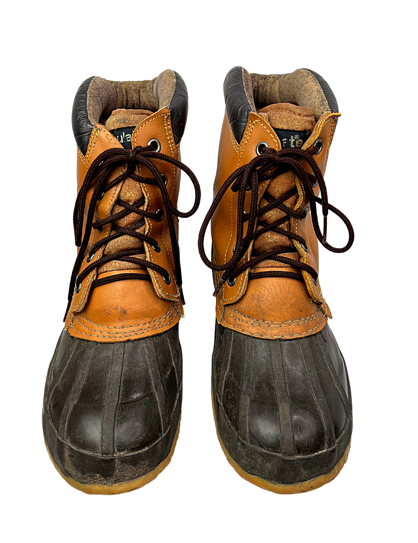 80’s Thinsulate Sno-Racer Leather Duck Boots Size 9