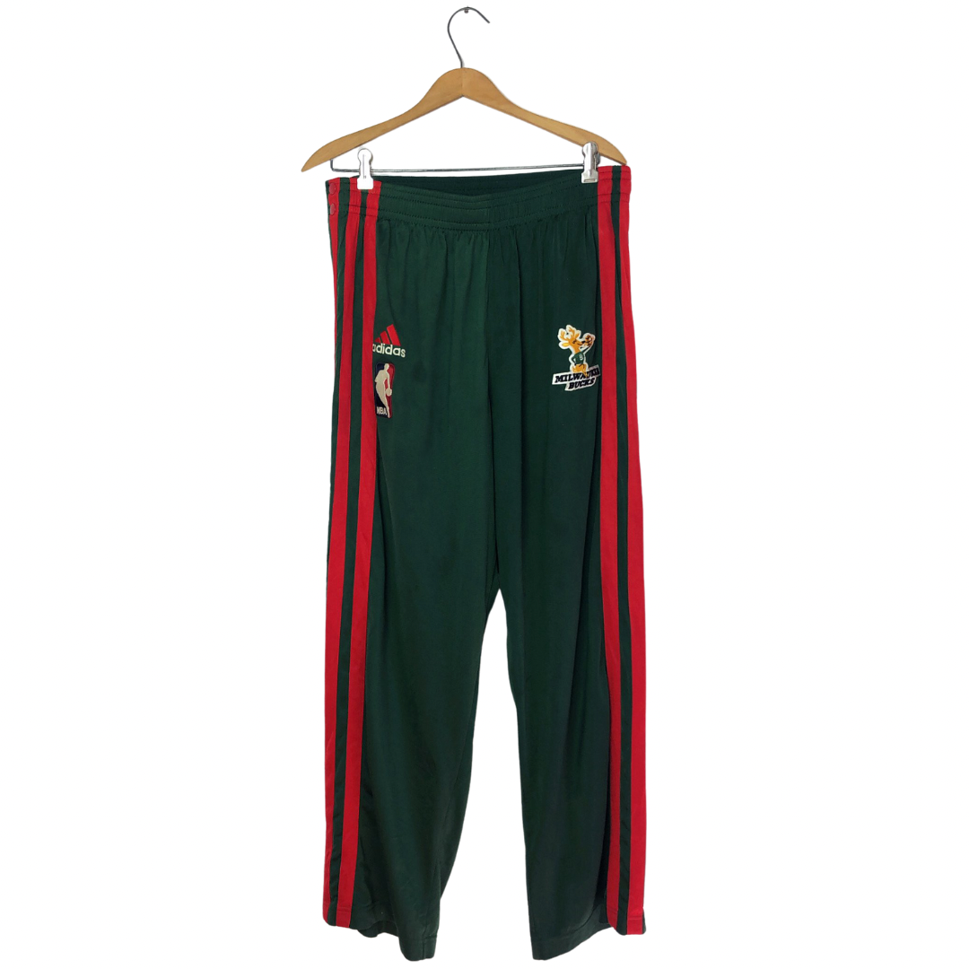 Milwaukee Bucks x Adidas Throwback Warmup Track Pants