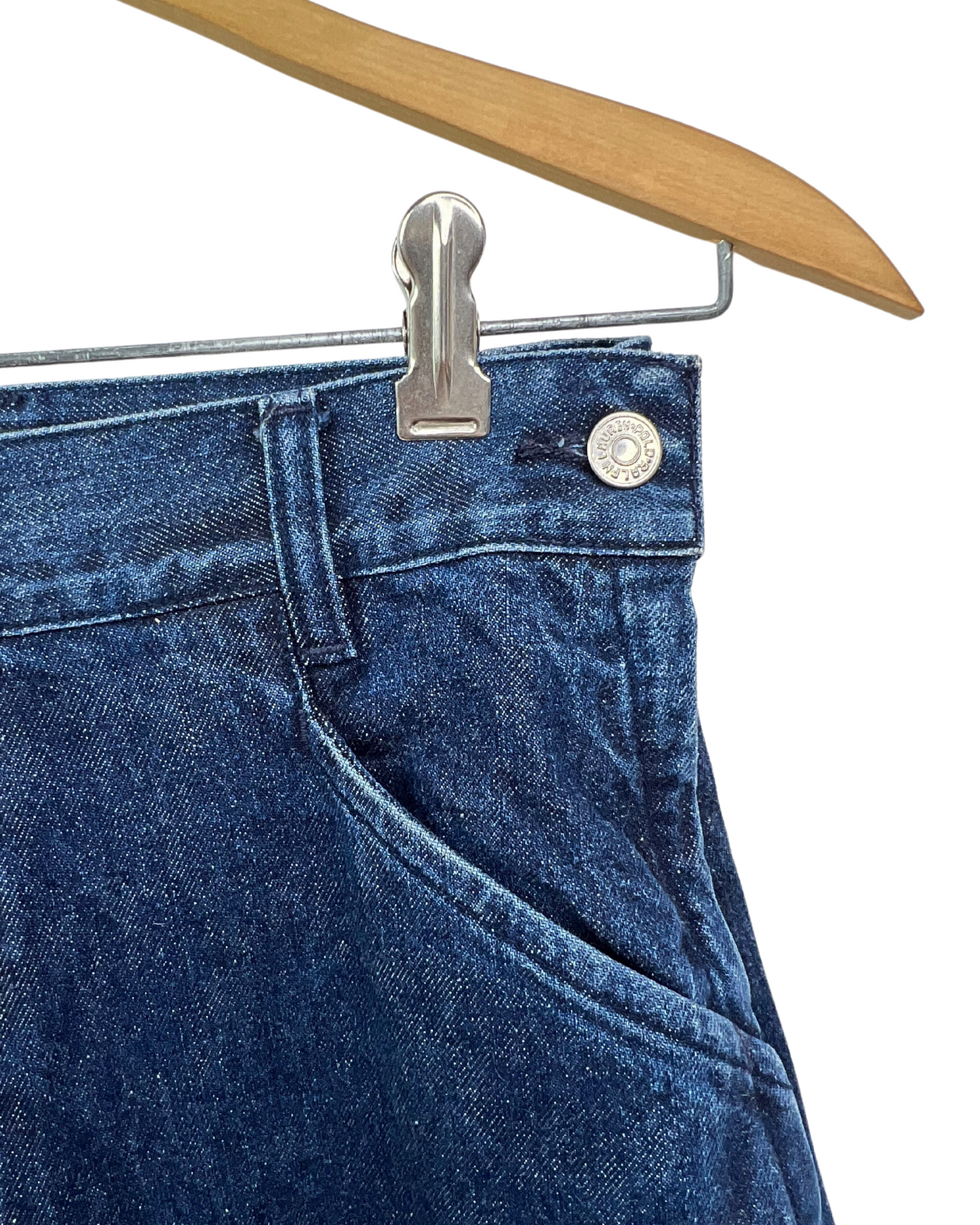 90's Ralph Lauren POLO Country Denim Equestrian Jodhpurs RIDING Breeches Pants Size 4 Size 24