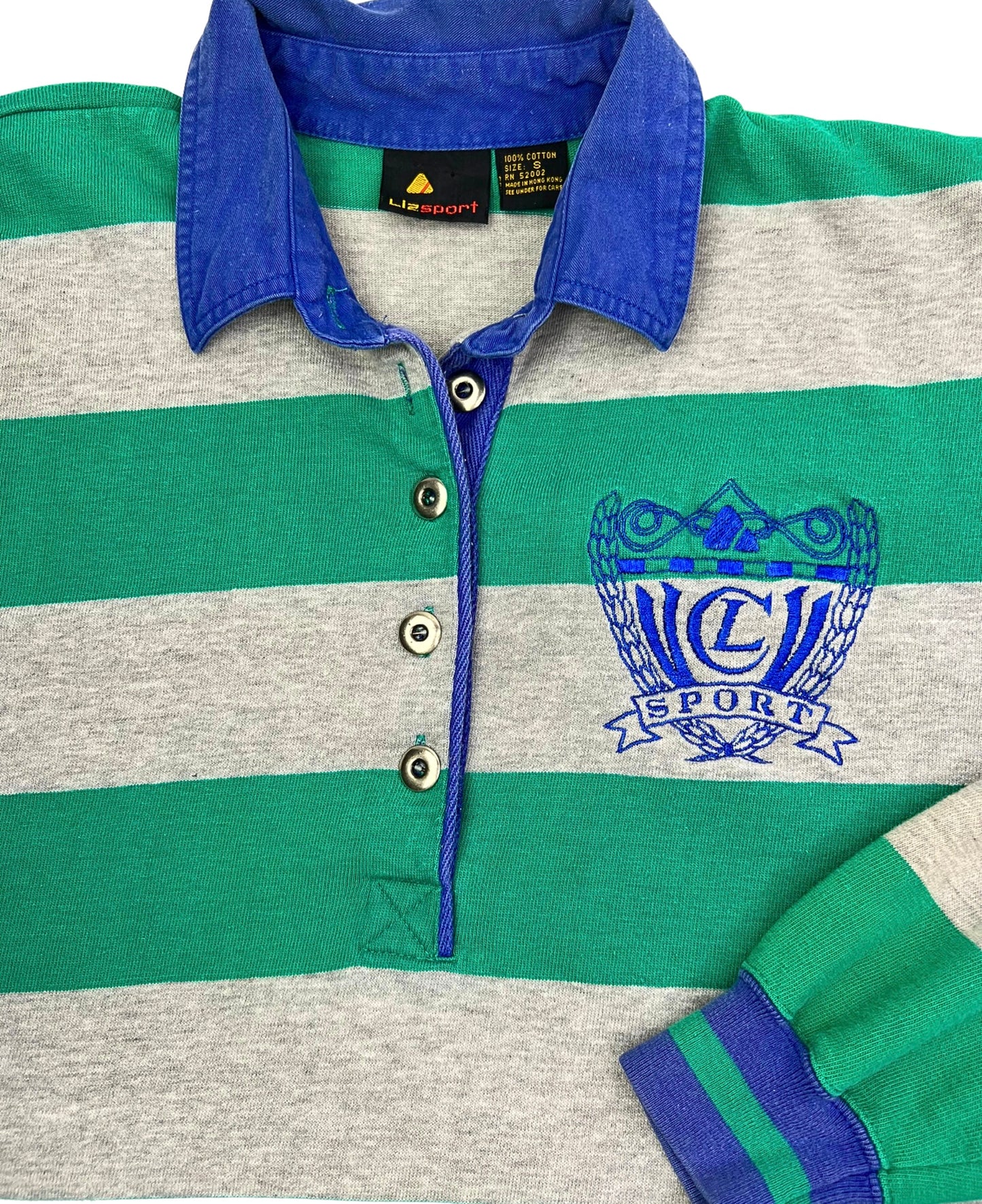 80’s Liz Claiborne Sport Rugby Polo Size S/M