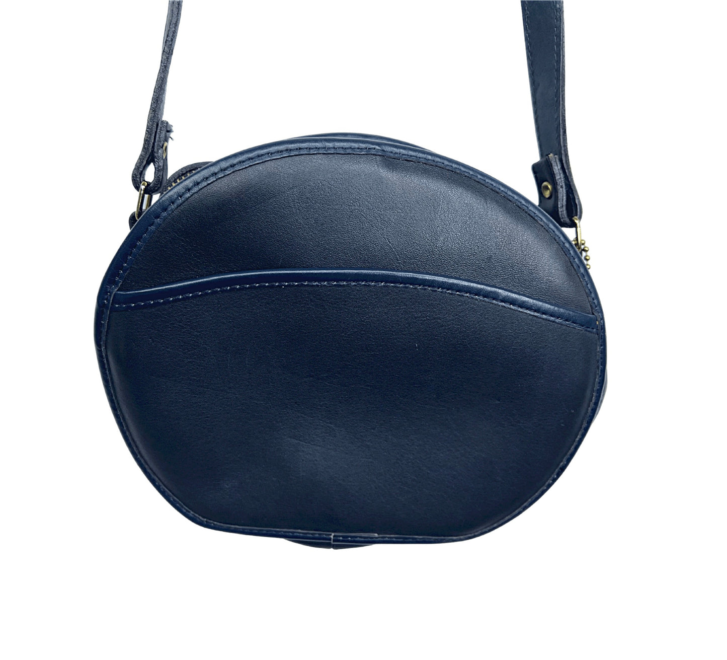 Vintage COACH Chester Canteen Navy Blue Leather Watson Purse