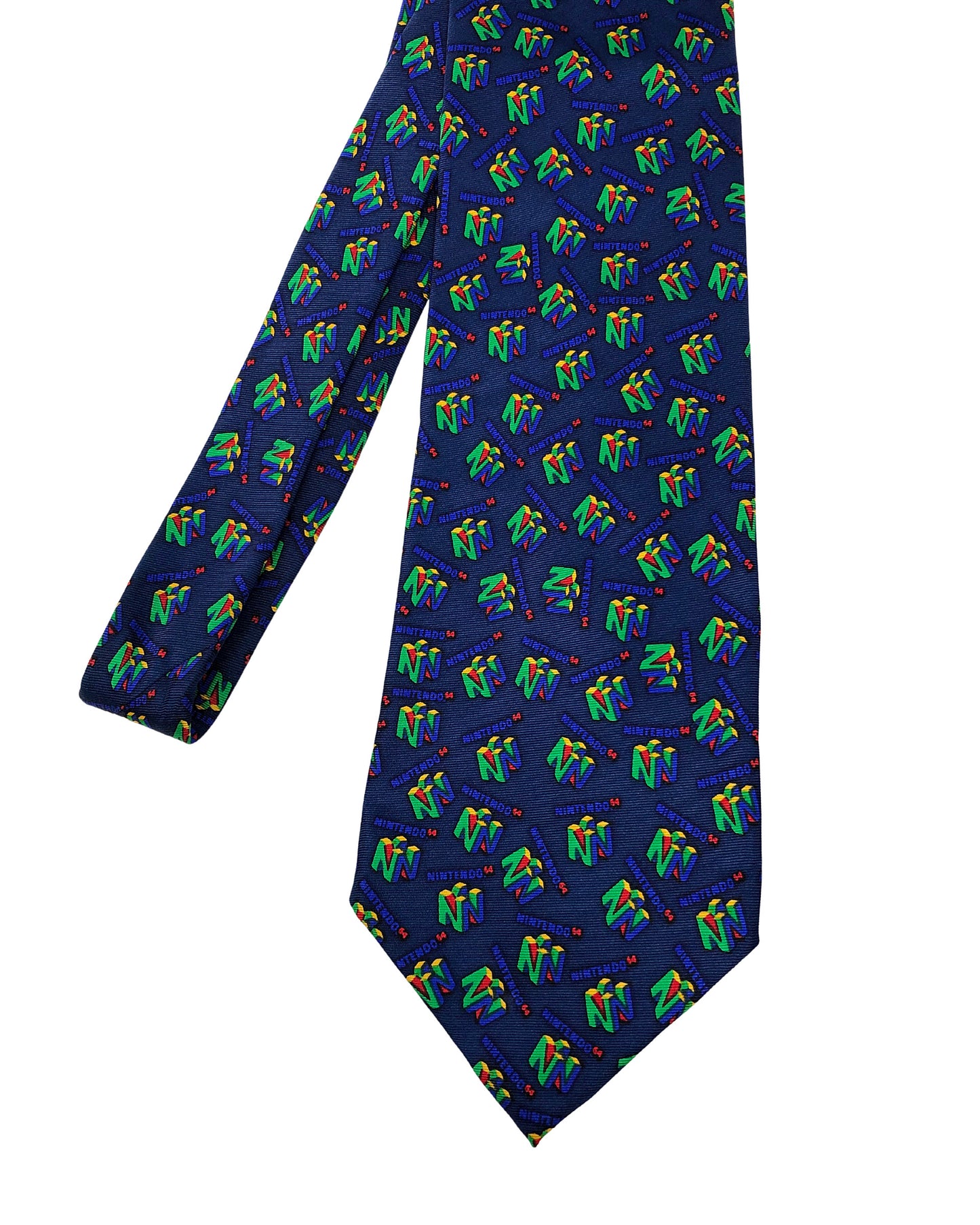 90’s Nintendo 64 Gaming Gamer 100% Silk Necktie