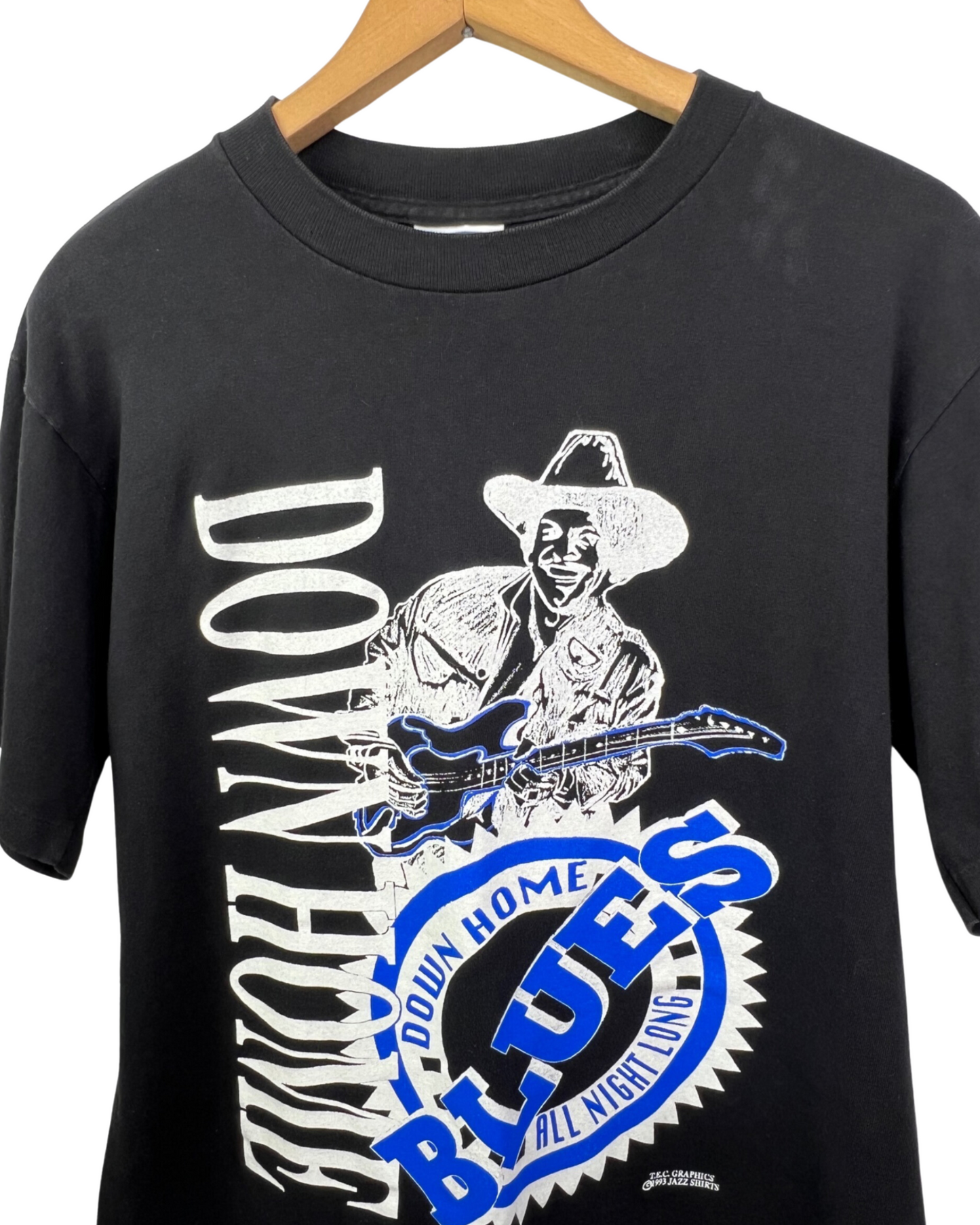1993 Down Home Blues Country T-Shirt Size M