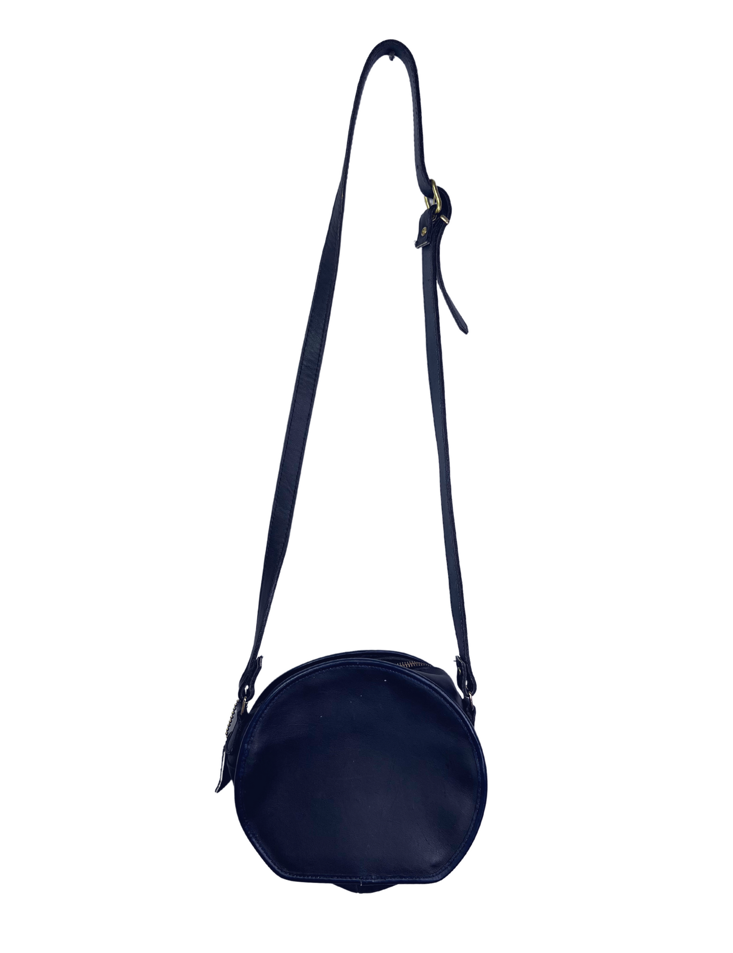 Vintage COACH Chester Canteen Navy Blue Leather Watson Purse