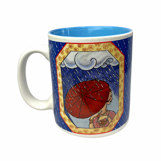 Vintage ‘95 1928 Jewelry Company Save It For A Rainy Day Coffee Mug