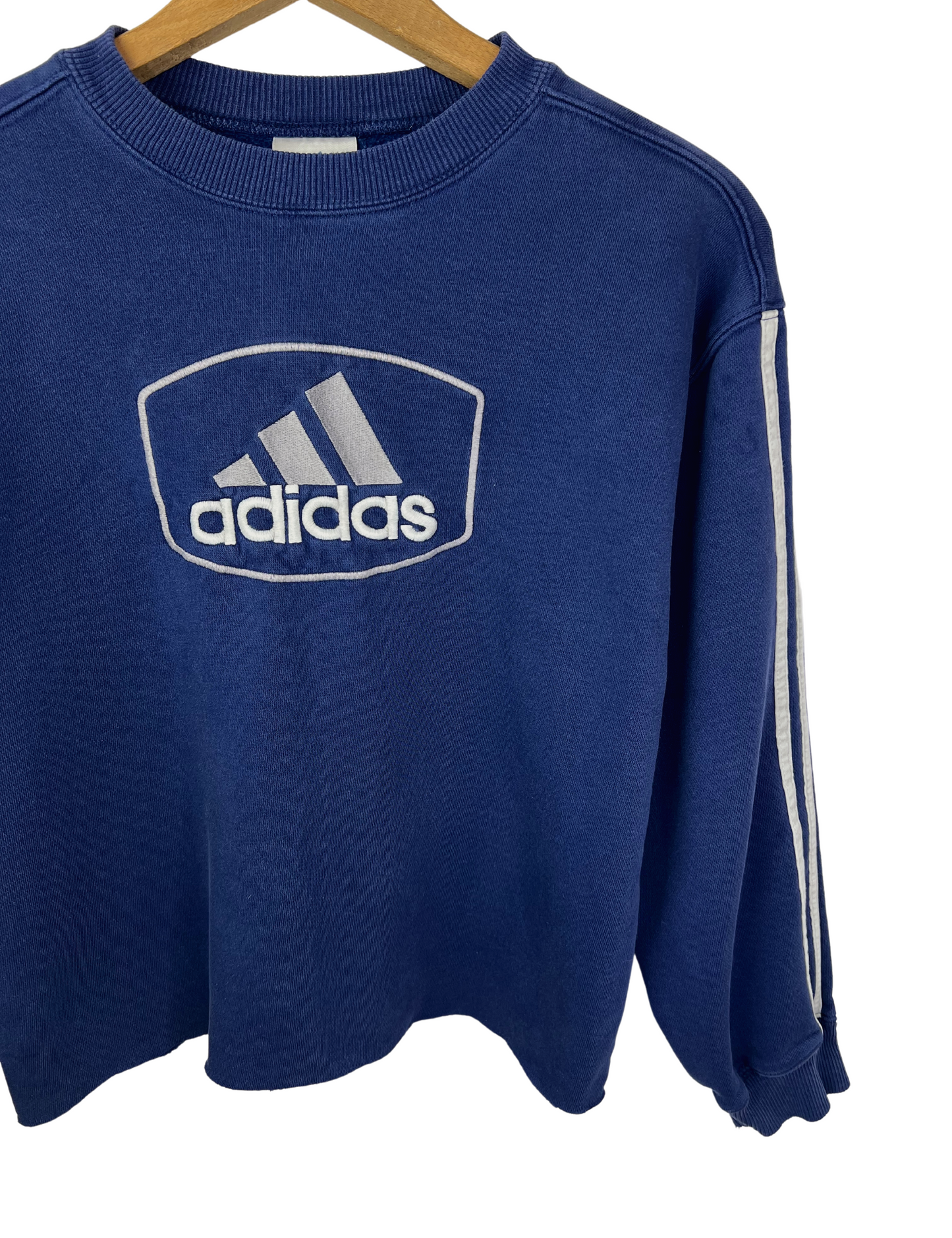 90’s Adidas Trefoil Logo Cropped Sweatshirt