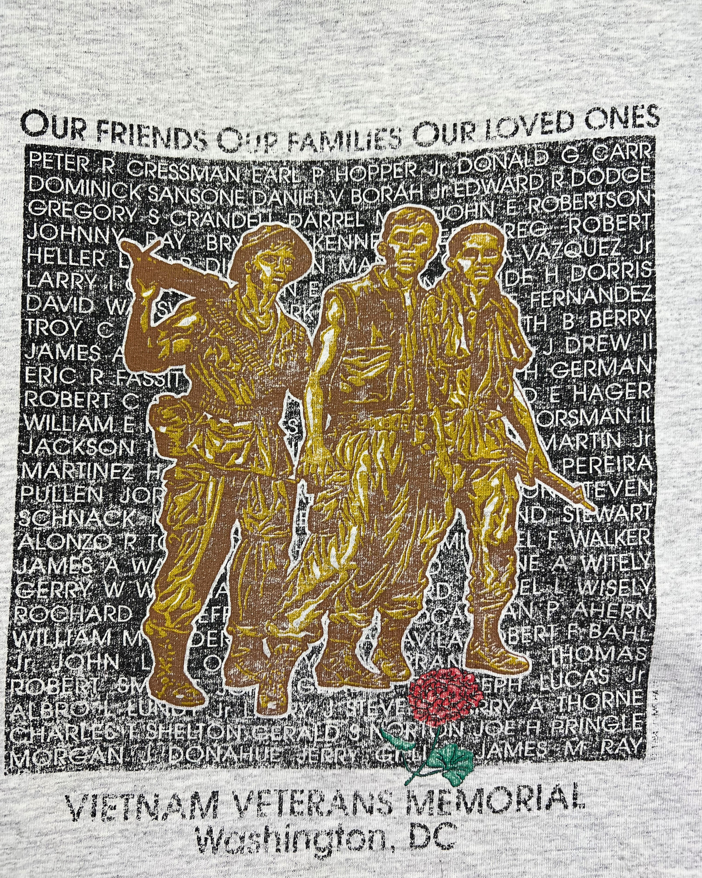 90's Vietnam Vets Memorial POW T-Shirt Size L