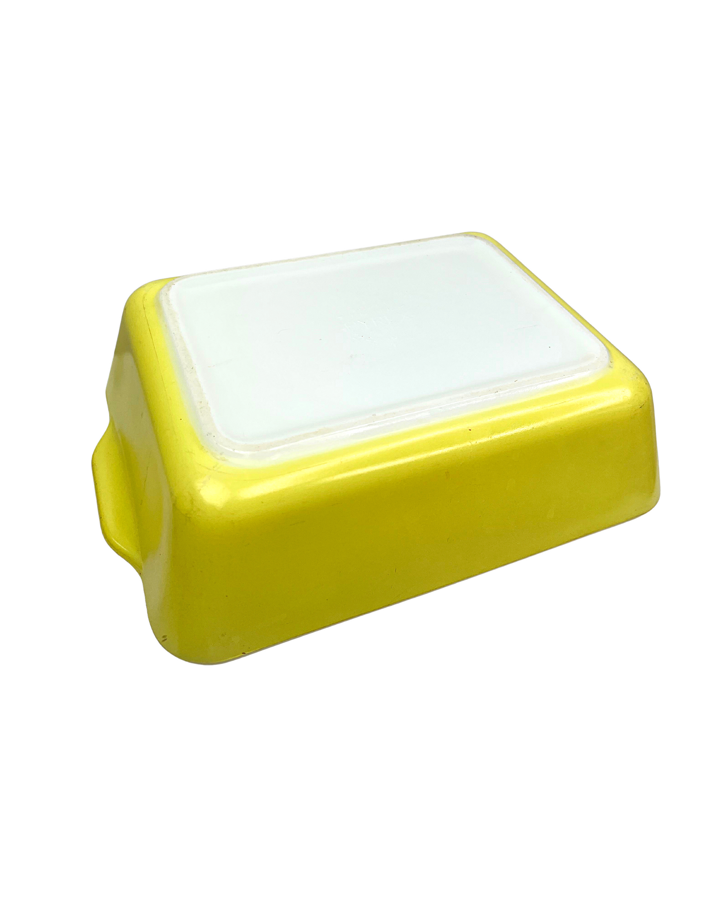 Vintage 50’s Pyrex Primary Yellow Refrigerator Dish #503 Rectangular Baking Dish 1.5 Quart
