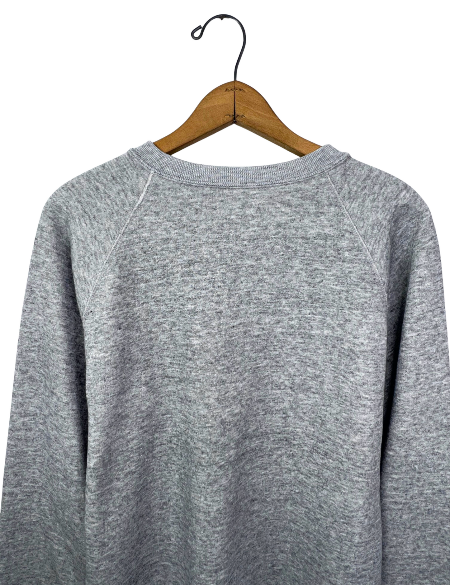 80’s Light Gray Heather Basic Super Soft Crew Sweatshirt Size L