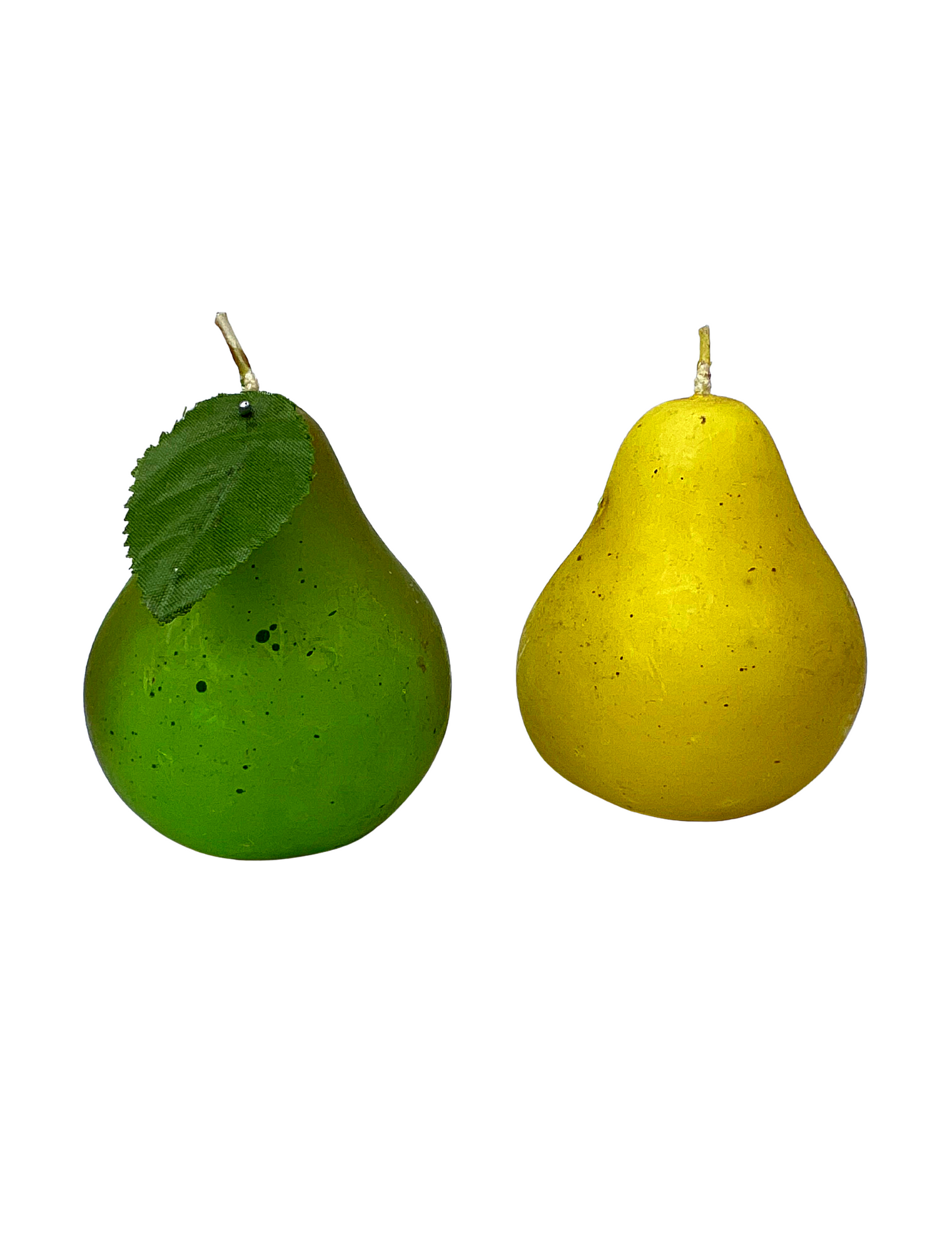 90’s Pair of Pears Fruit Food Shaped Candles 3.5” x 3”