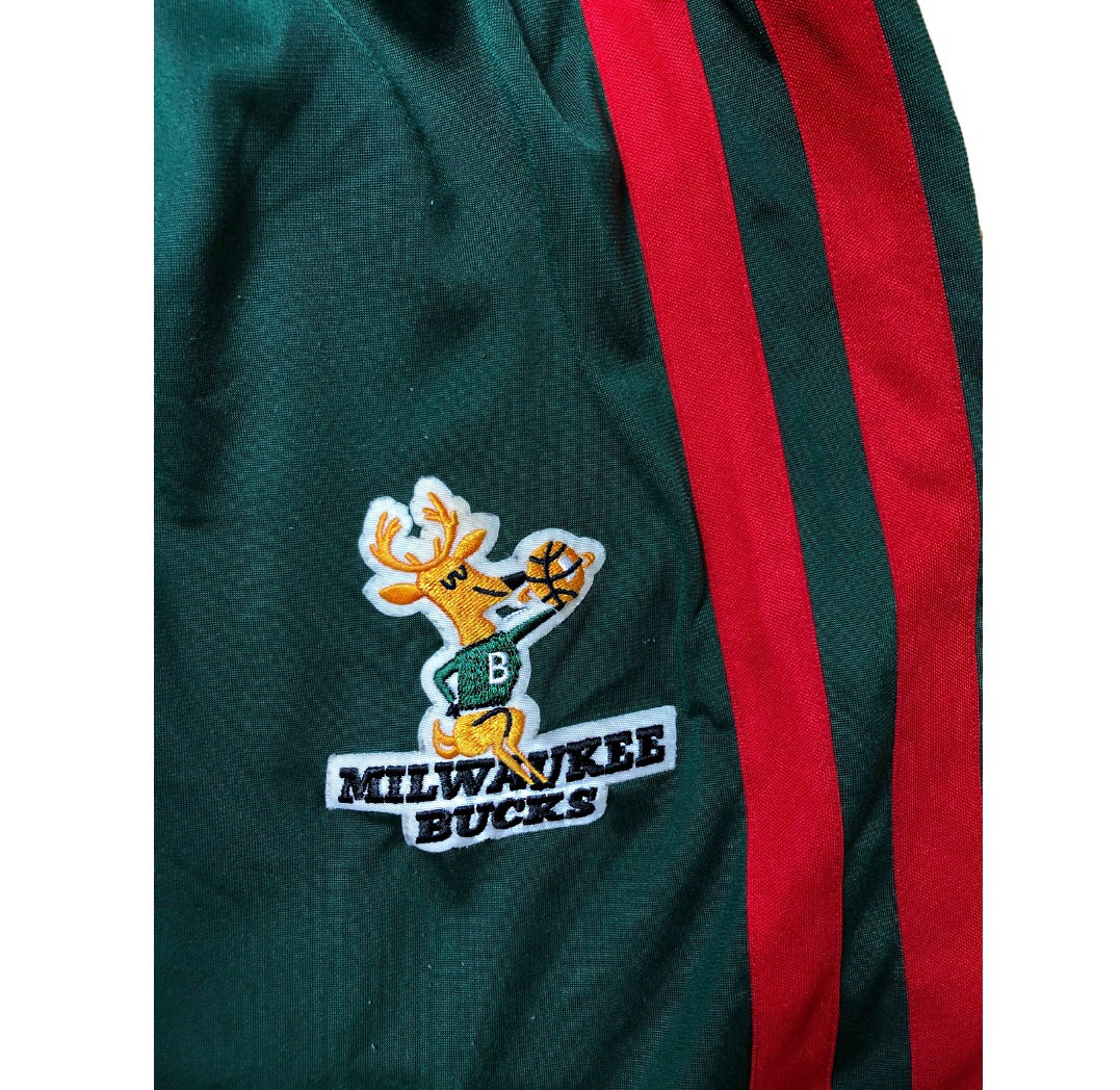 Milwaukee Bucks x Adidas Throwback Warmup Track Pants