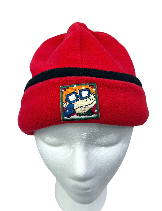 Vintage 90s Rugrats Chuckie Finster Nickelodeon Fleece Beanie
