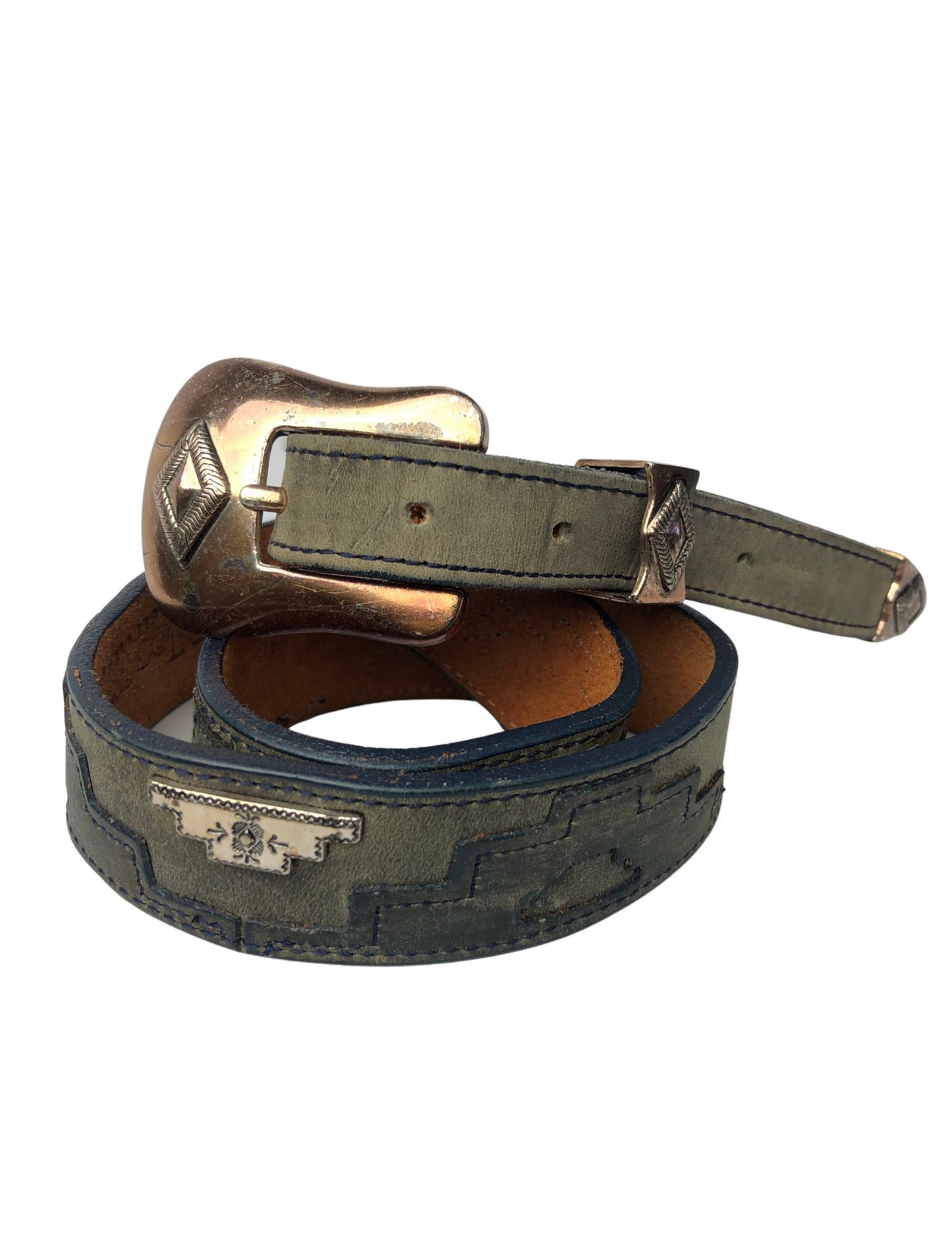 70’s Nocona Leather South Western Belt Size 30