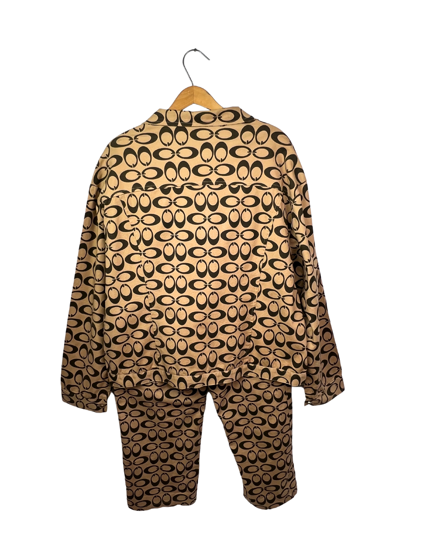 90’s GG Monogram 2pc Jacket & Pant Set Size L/XL