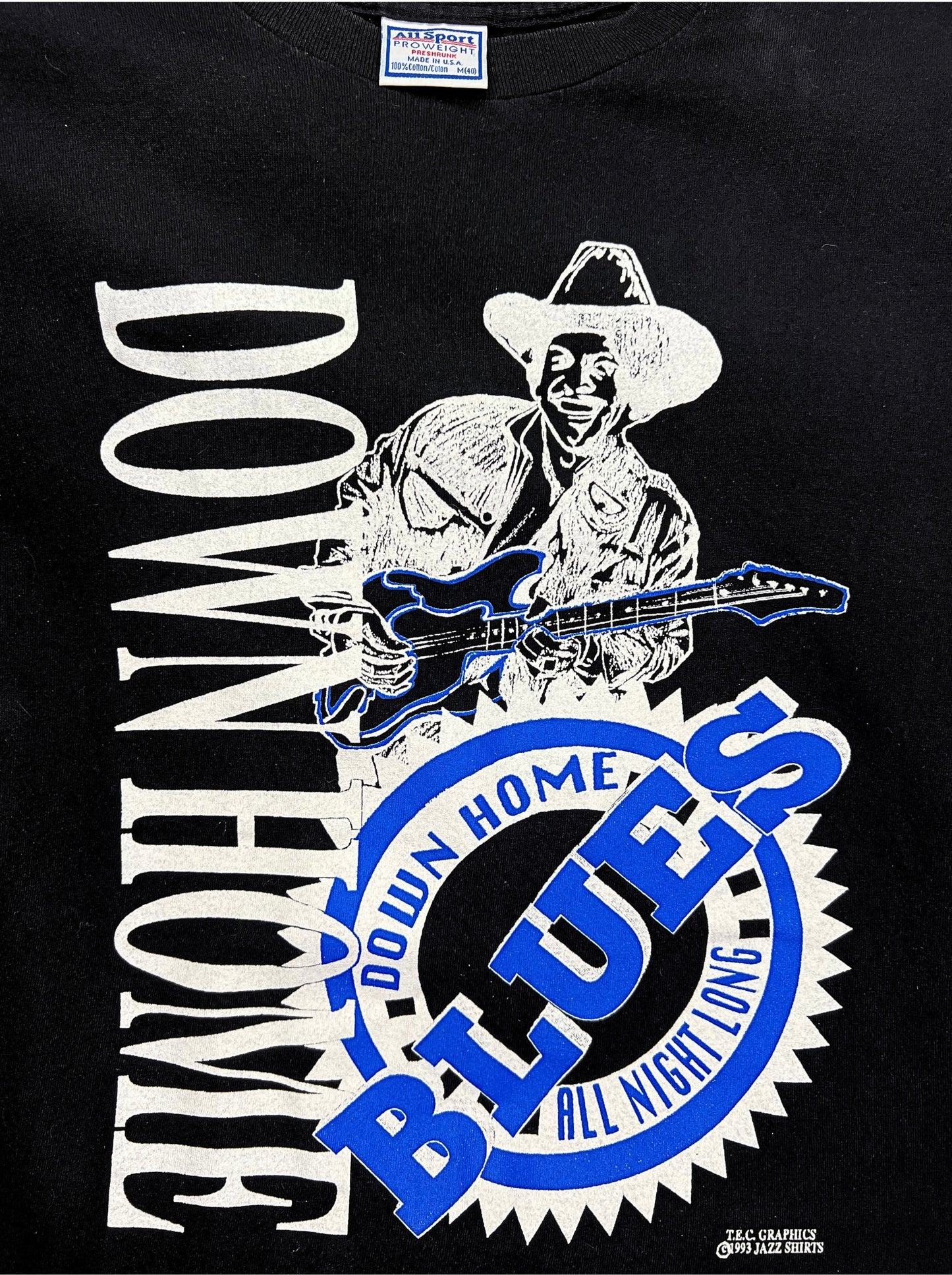 1993 Down Home Blues Country T-Shirt Size M