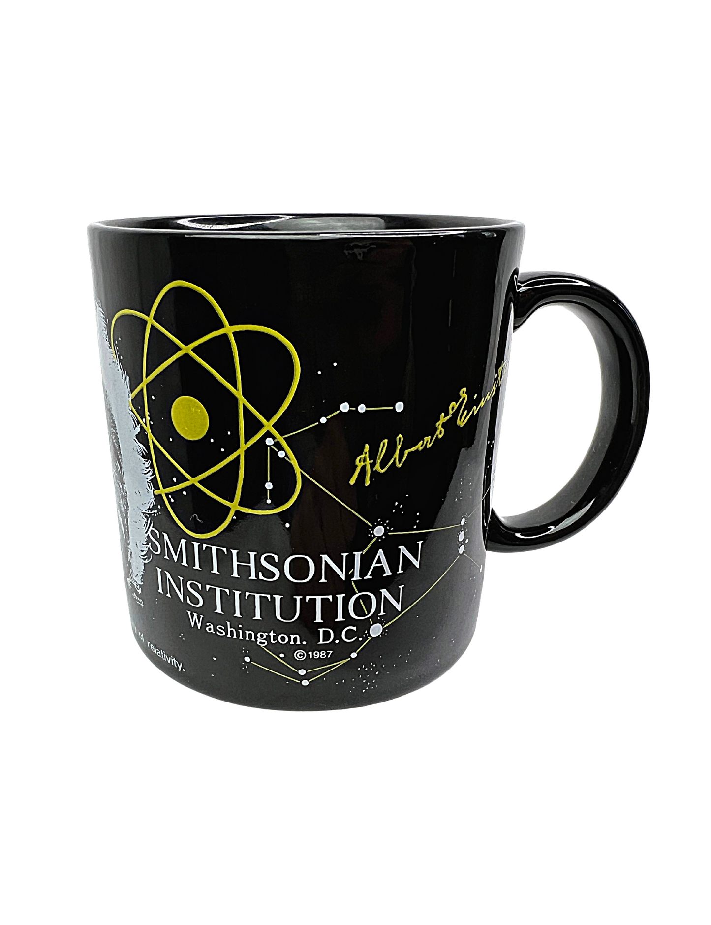 1987 Albert Einstein Smithsonian Institution Washington DC Coffee Mug