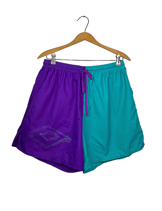 90’s UMBRO Colorblock Volley 5.5” Swim Trunks Size M/L