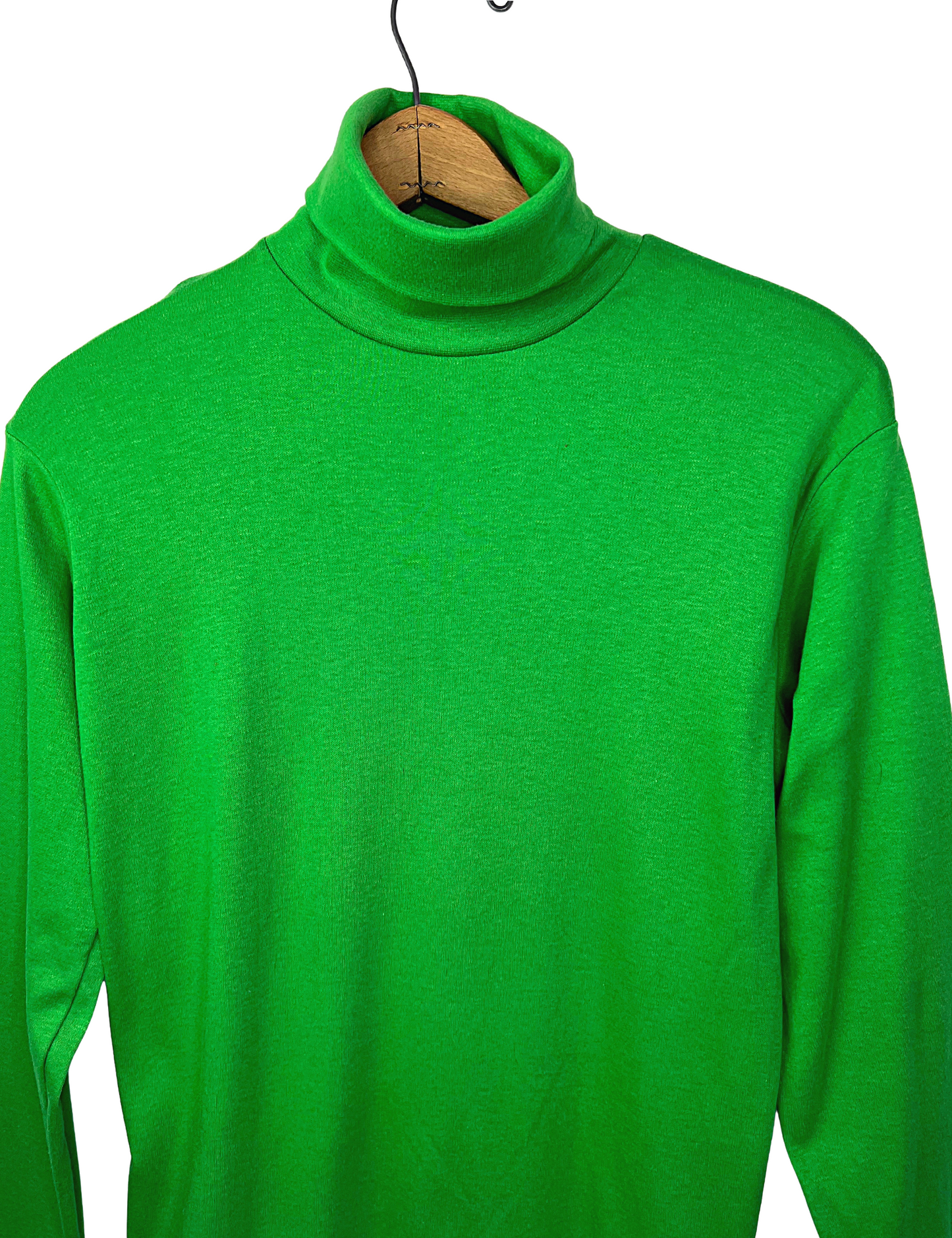 80’s Kelly Green Super Soft Turtleneck